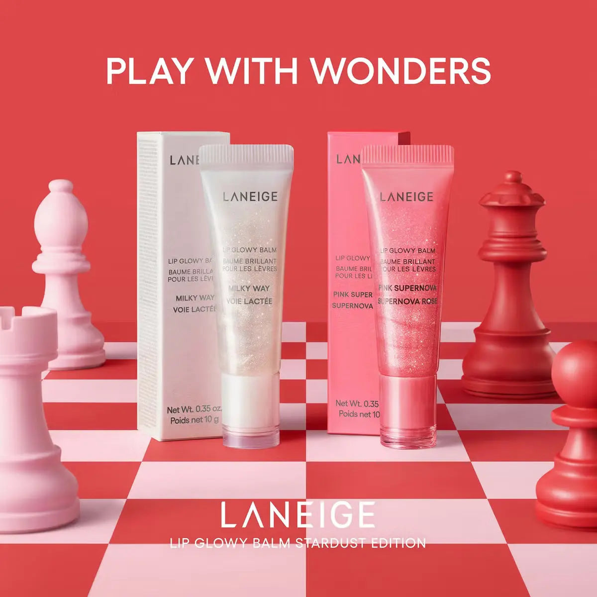 Бальзам для губ / LANEIGE Lip Glowy Lightweight Hydration Balm with Shea Butter / Milky Way  Voie Lactee LANEIGE