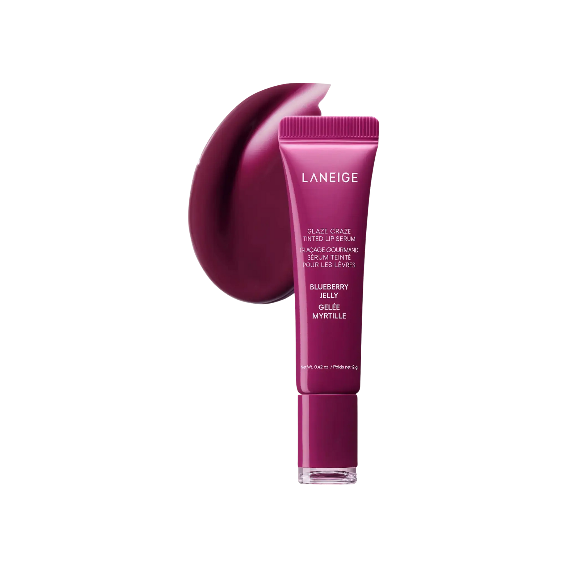Бальзам-тинт LANEIGE — Glaze Craze Tinted Polypeptide Lip Serum / Blueberry Jelly Findy Uzbekistan