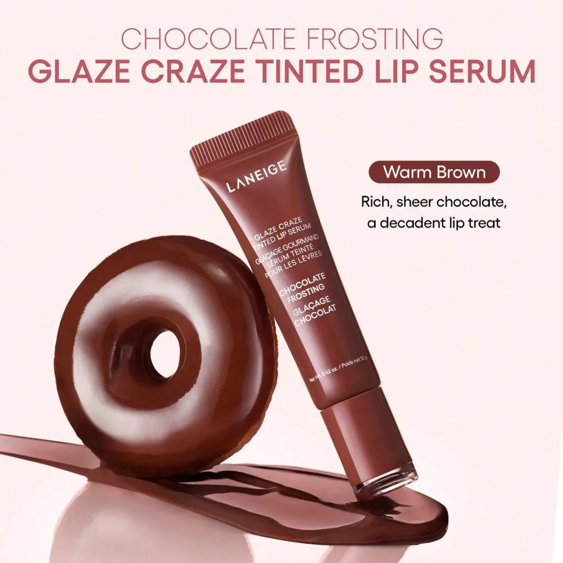 Бальзам-тинт LANEIGE — Glaze Craze Tinted Polypeptide Lip Serum / Chocolate Frosting Findy Uzbekistan