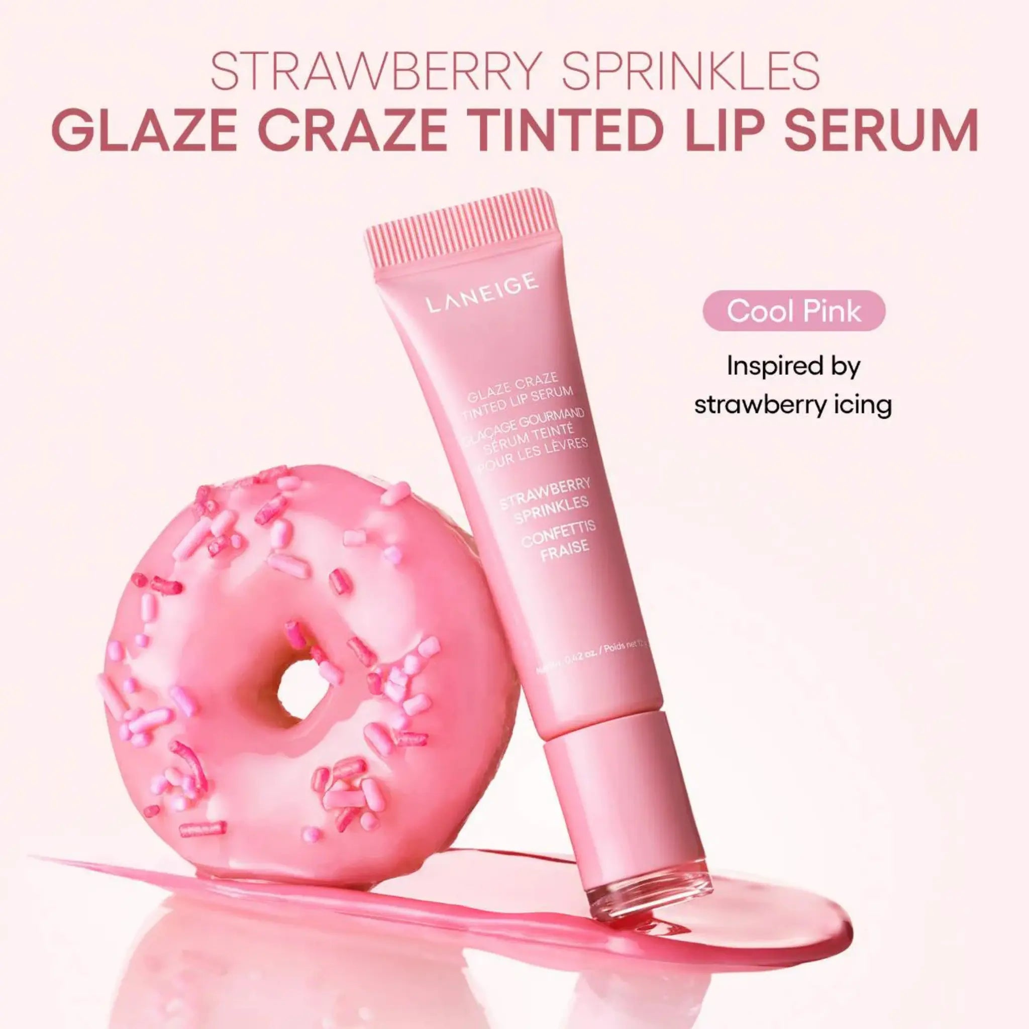 Бальзам-тинт LANEIGE — Glaze Craze Tinted Polypeptide Lip Serum / Strawberry Sprinkles Findy Uzbekistan