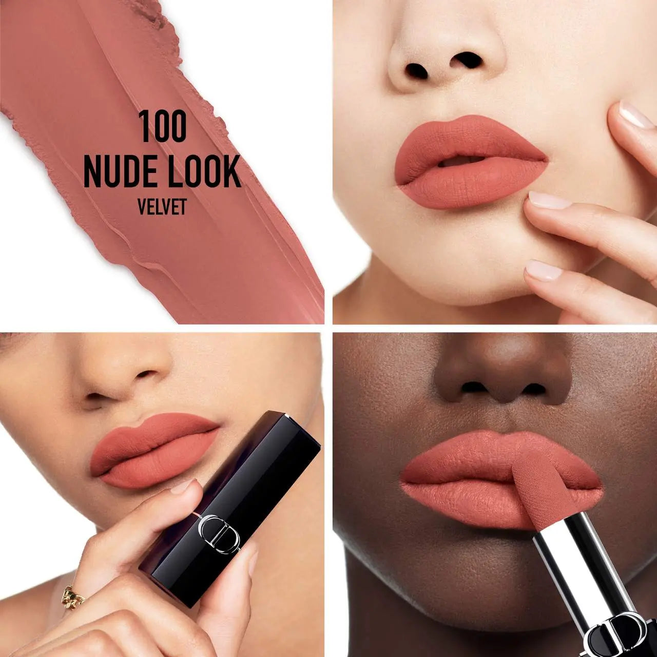 Бархатная помада для губ / Dior Rouge Dior Velvet / 100 Nude Look Findy Uzbekistan