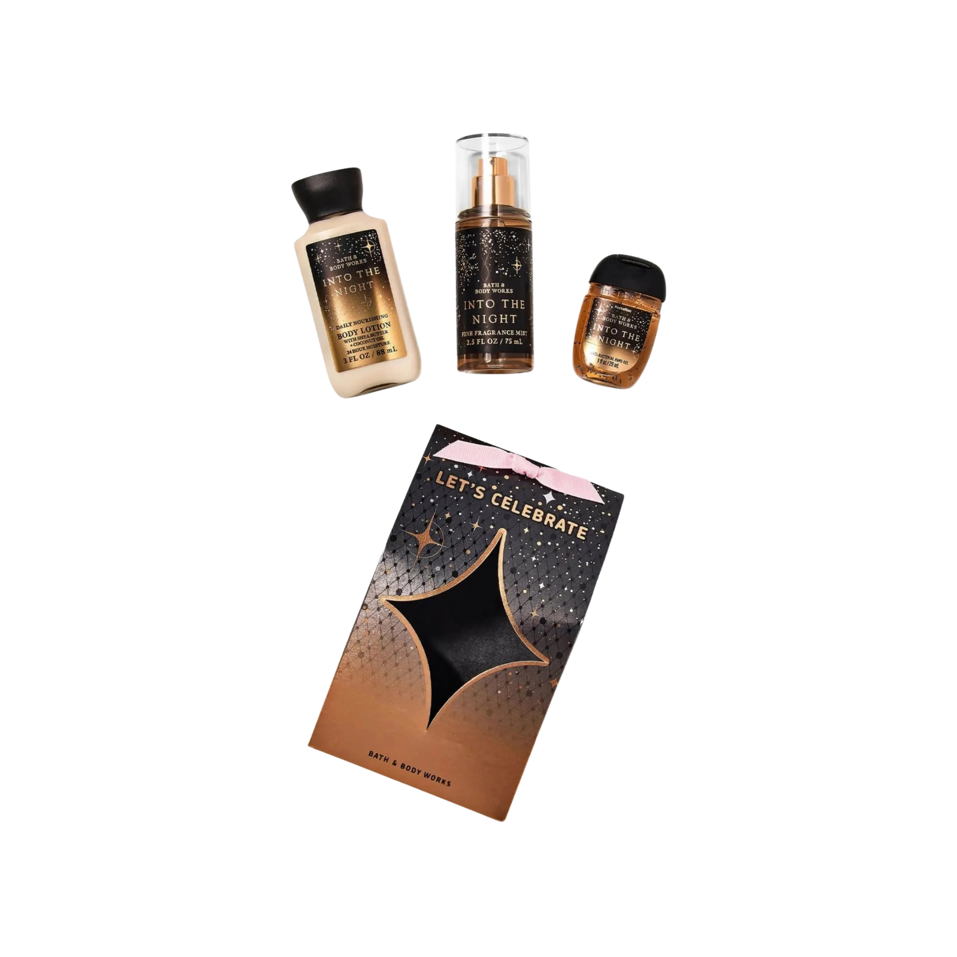 Подарочный набор Bath & Body Works / Into The Night / мини Bath and body works