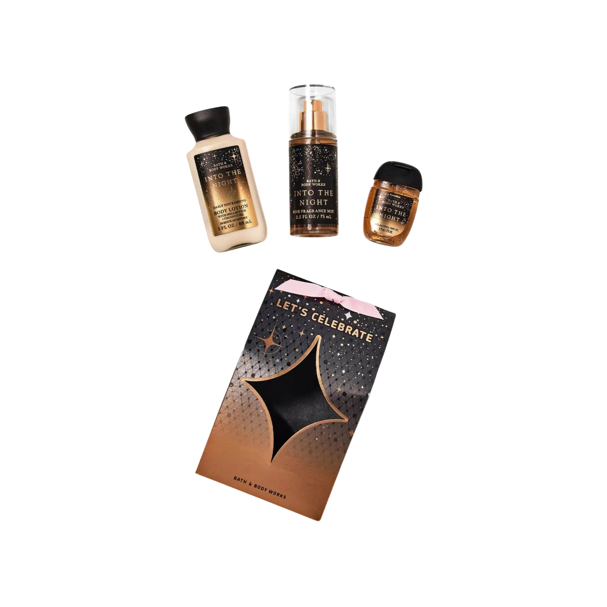 Подарочный набор Bath & Body Works / Into The Night / мини Bath and body works