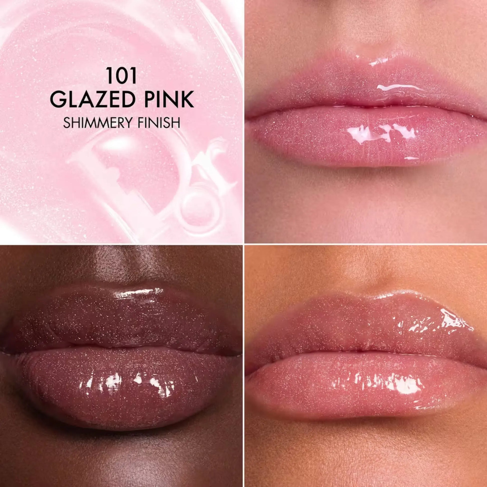 Блеск для губ Dior — Addict Nourishing Lip Glow Butter / 101 Glazed Pink Findy Uzbekistan