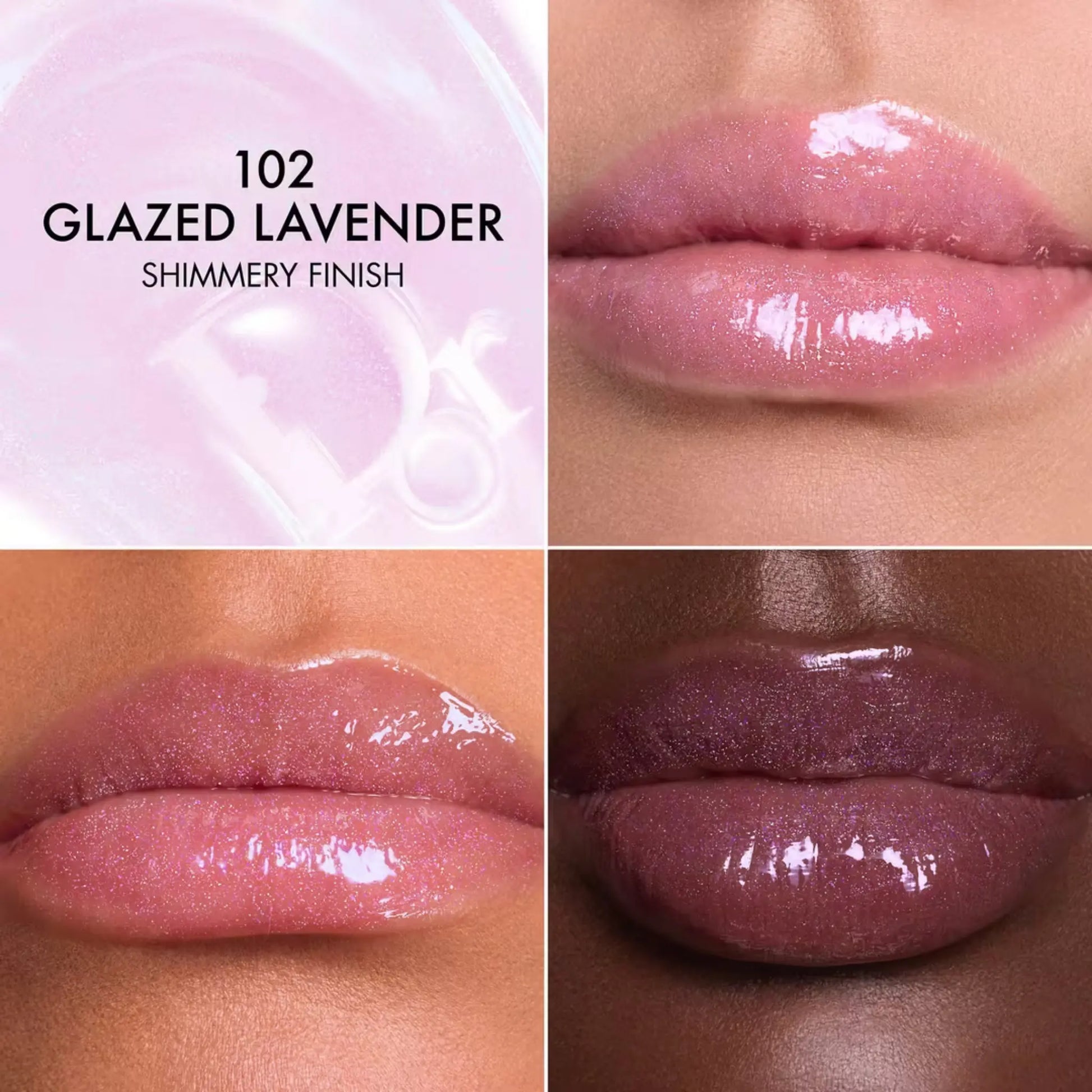 Блеск для губ Dior — Addict Nourishing Lip Glow Butter / 102 Glazed Lavender Findy Uzbekistan