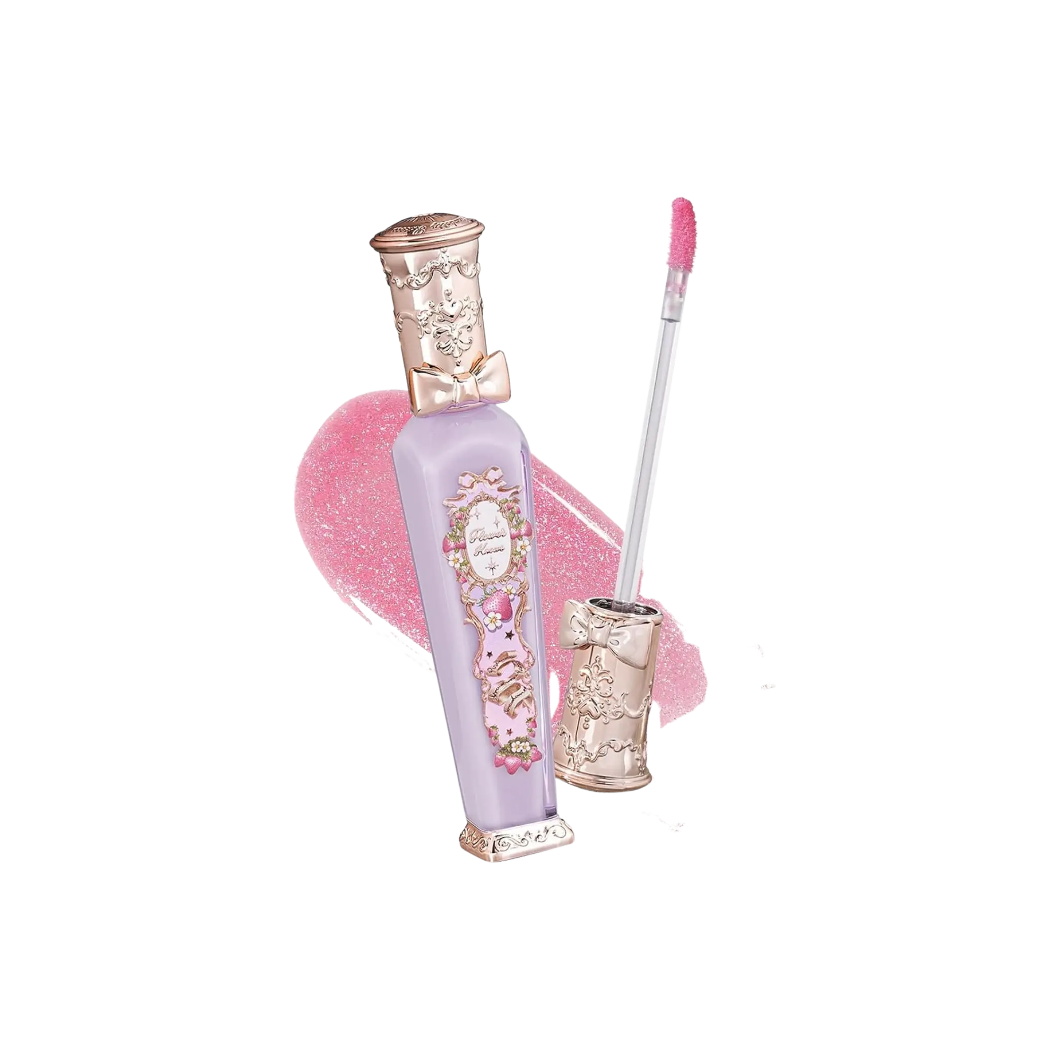 Блеск для губ Flower Knows — Violet Strawberry Rococo Glowy / G03 Berry Bomb Findy Uzbekistan