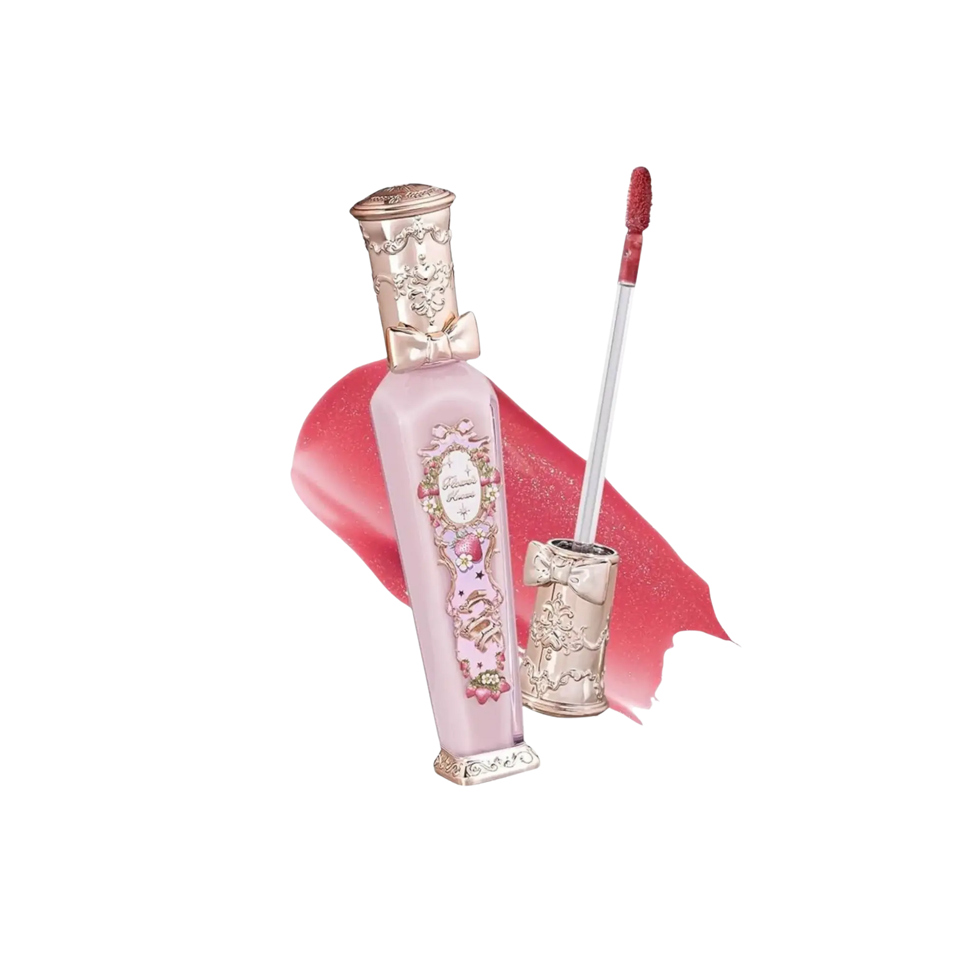 Блеск для губ - Violet Strawberry Rococo Glowy Lip Gloss / G02 Raspberry Booze Findy Uzbekistan