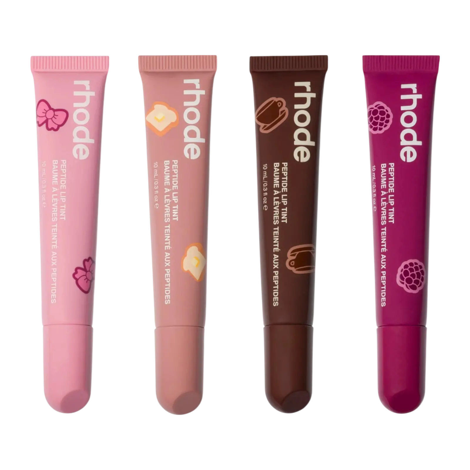 Блеск для губ / rhode Limited Edition Scented Peptide Lip Tint Nourishing Glaze / Raspberry Jelly rhode