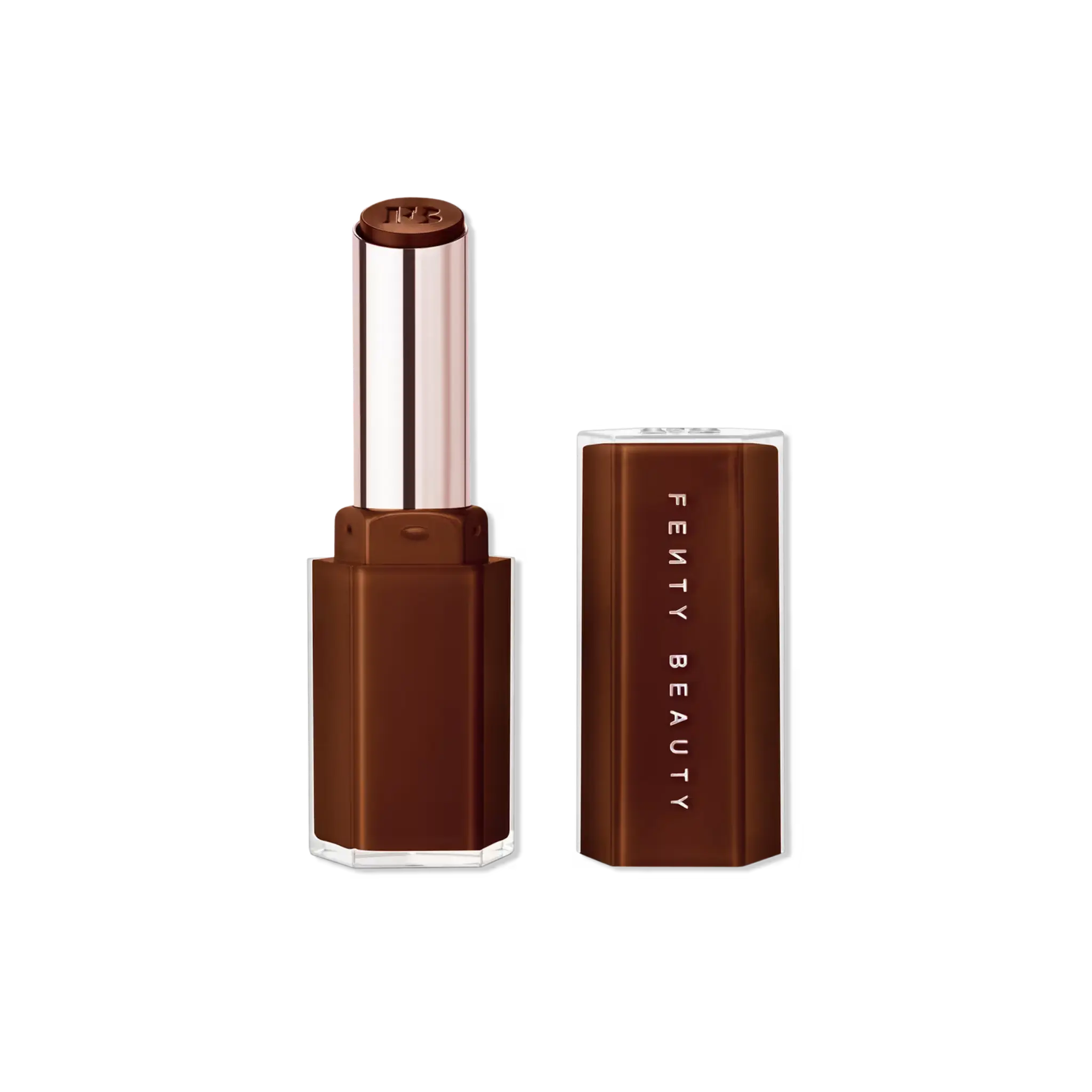 Блеск-стик помада Fenty Beauty Gloss Bomb Stix High-Shine / Shimmer finish / Hot Chocolit Findy Uzbekistan
