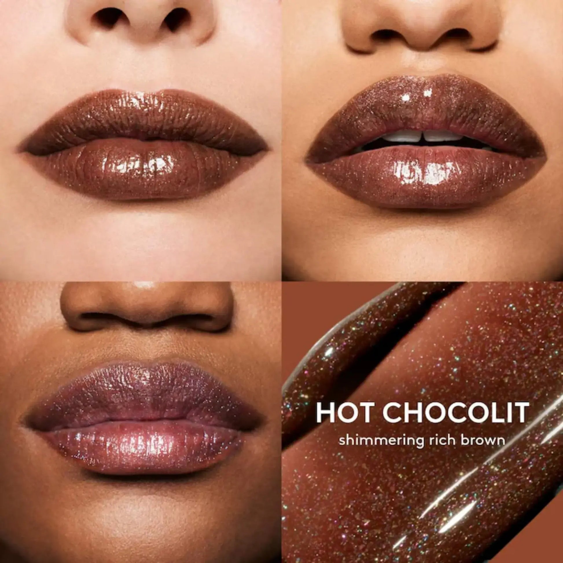 Блеск-стик помада Fenty Beauty Gloss Bomb Stix High-Shine / Shimmer finish / Hot Chocolit Findy Uzbekistan