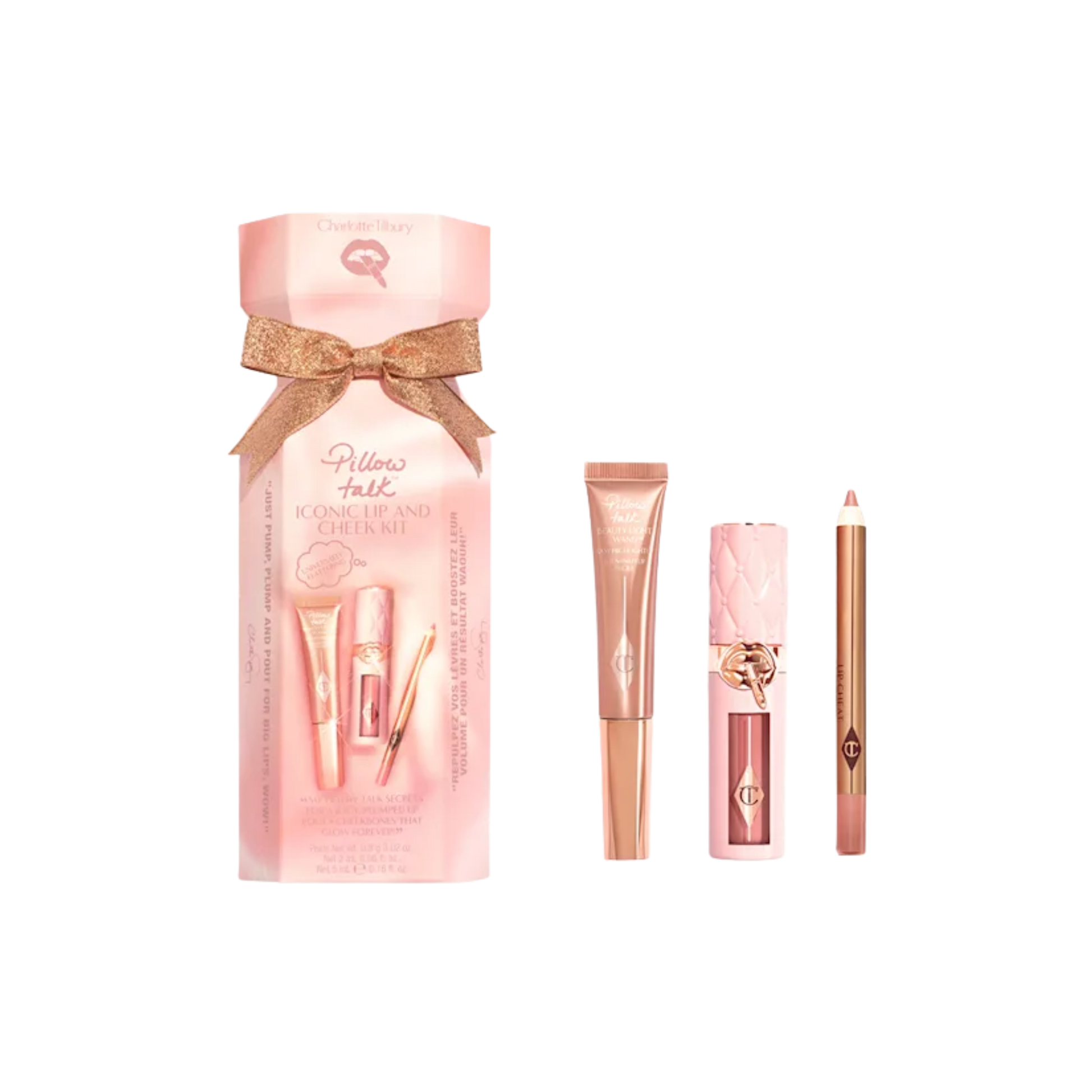 Набор Charlotte Tilbury Lip and Cheek Trio/ Pillow Talk Findy Uzbekistan