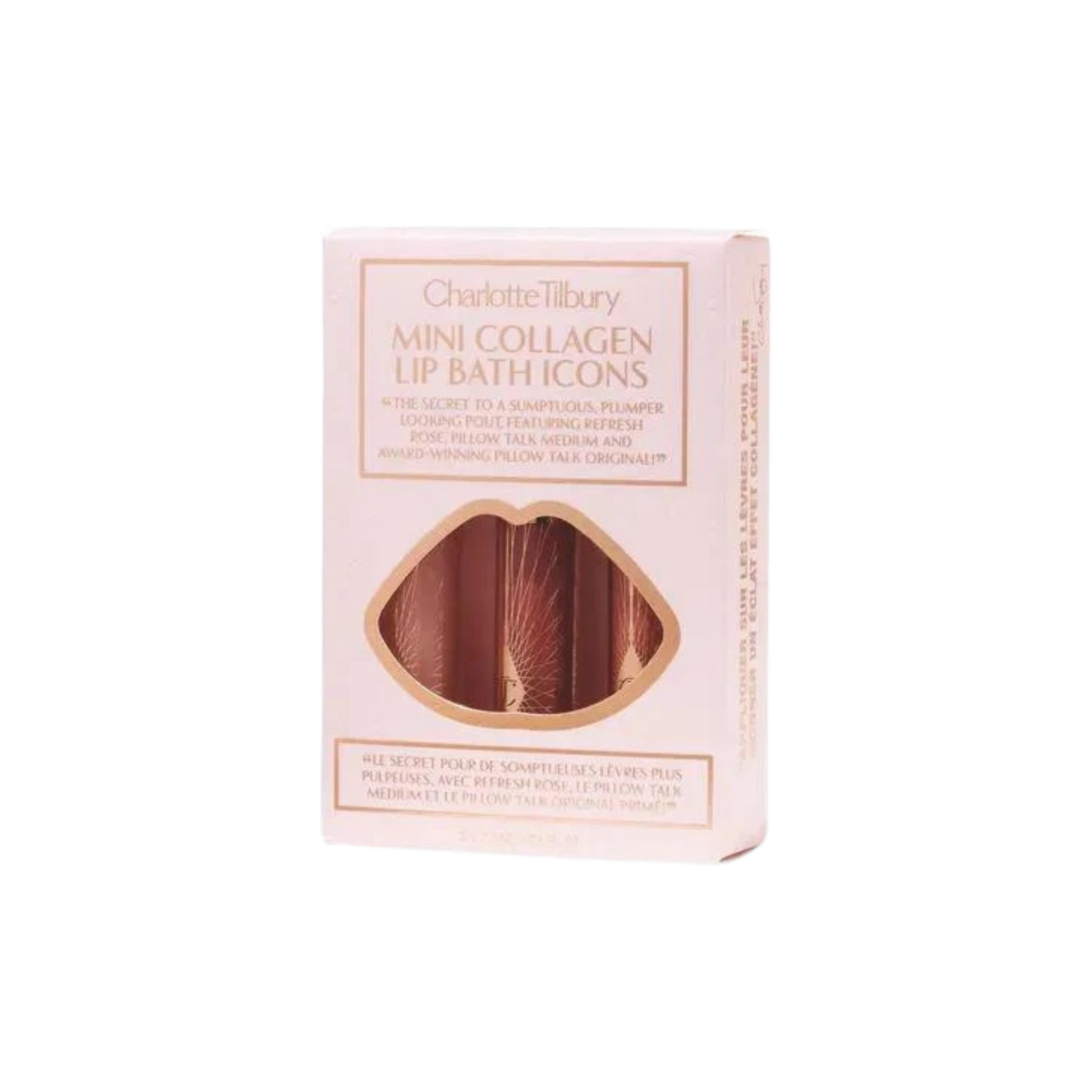 Набор мини-помад Charlotte Tilbury Mini Collagen Lip Bath Icons / лимитированный Charlotte Tilbury