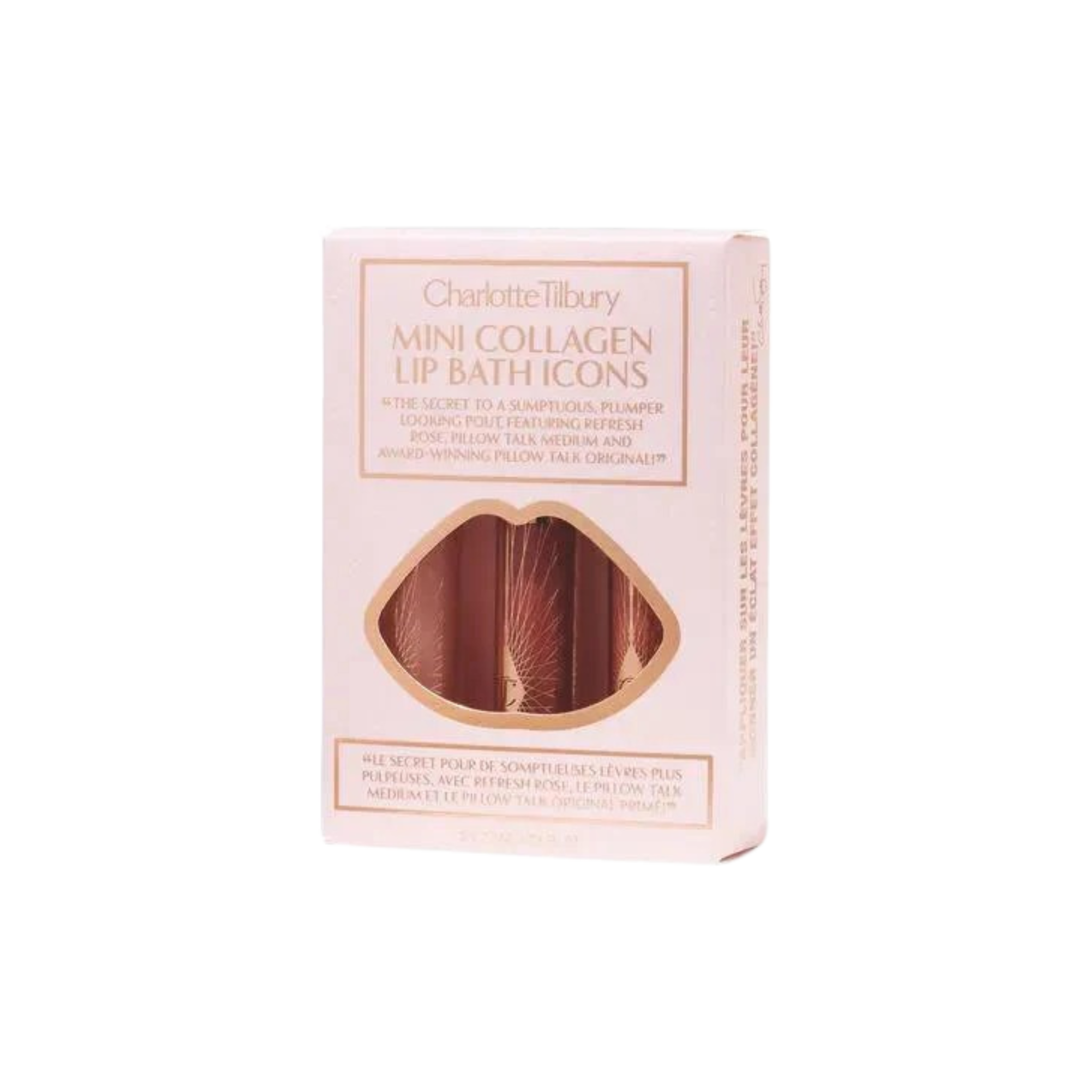 Набор мини-помад Charlotte Tilbury Mini Collagen Lip Bath Icons / лимитированный Charlotte Tilbury