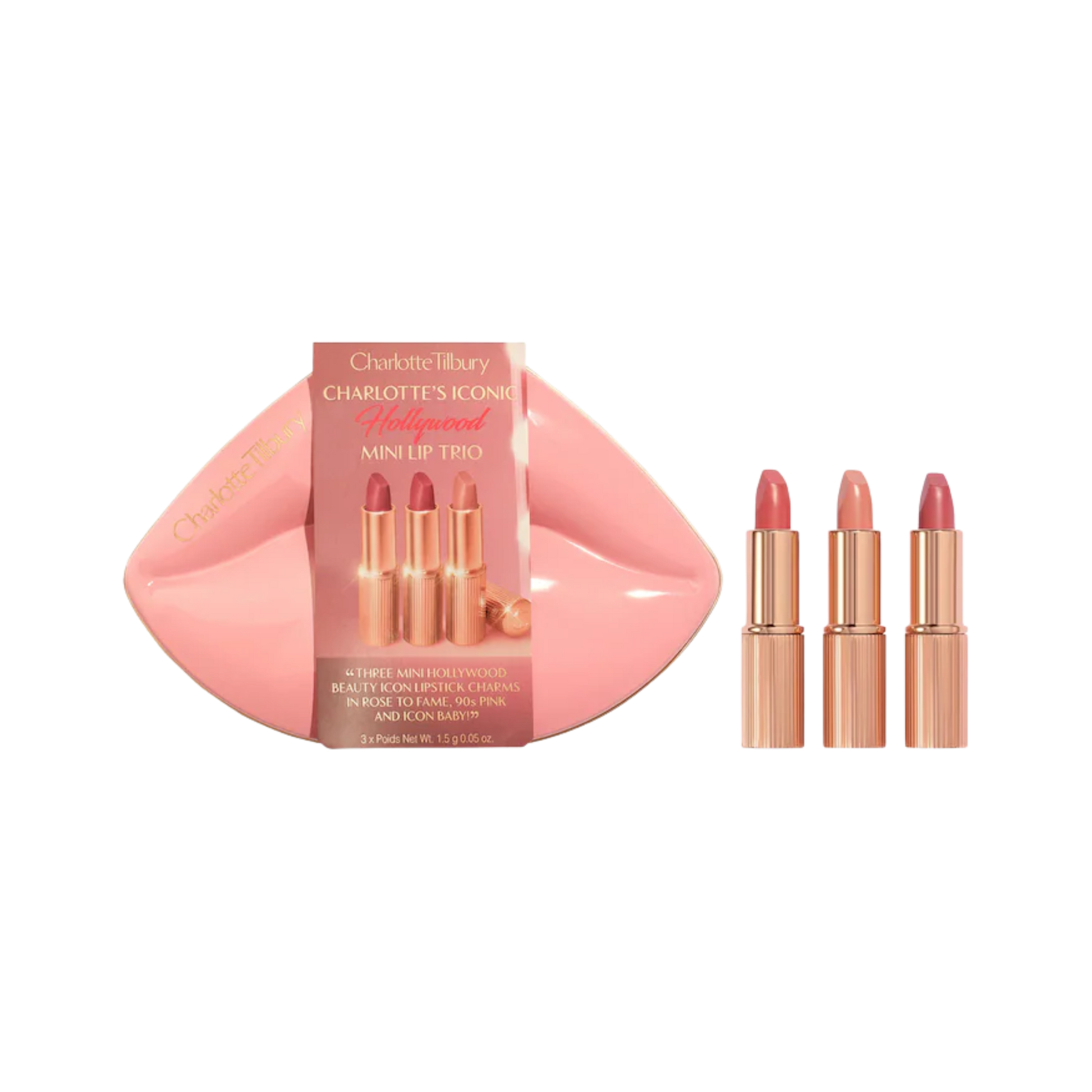 Набор помад Charlotte Tilbury Mini Iconic Hollywood Lipstick Trio Findy Uzbekistan