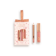 Набор для губ Charlotte Tilbury Mini Pillow Talk Glossy Lip Duos / оттенок Pillow Talk Fair Charlotte Tilbury