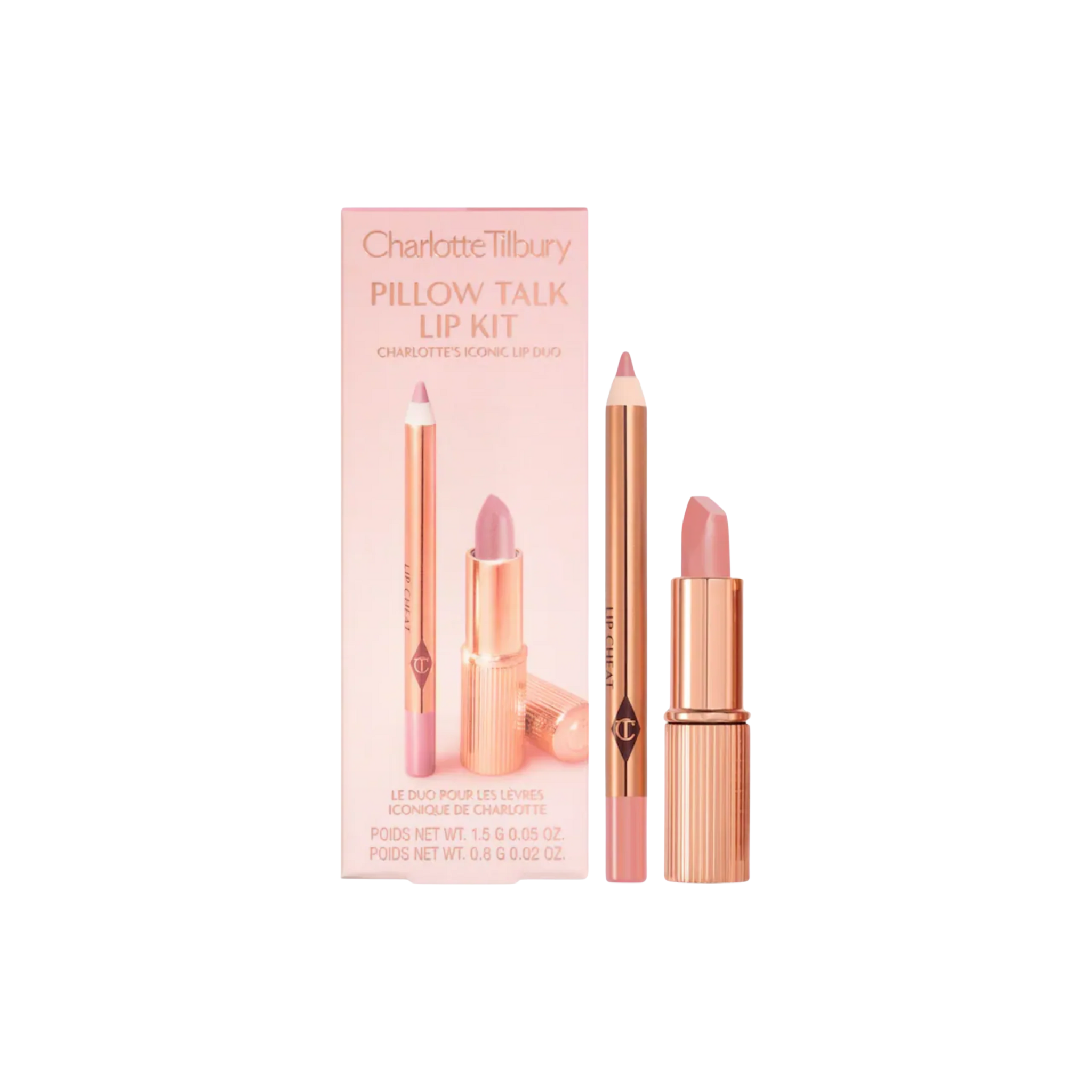 Набор для губ Charlotte Tilbury Mini Pillow Talk Lipstick & Liner Set Charlotte Tilbury