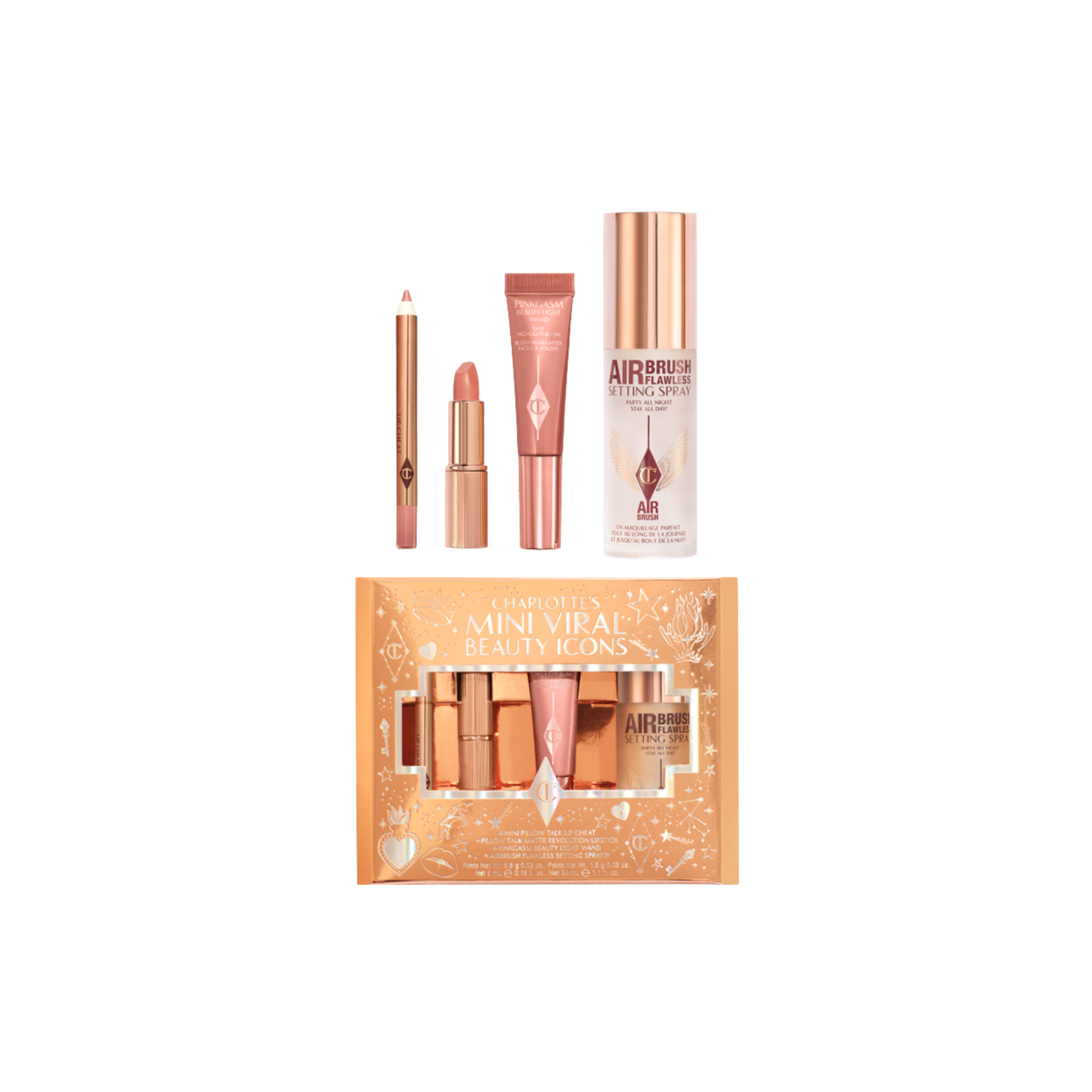 Подарочный набор Charlotte Tilbury Mini Viral Beauty Icons Findy Uzbekistan