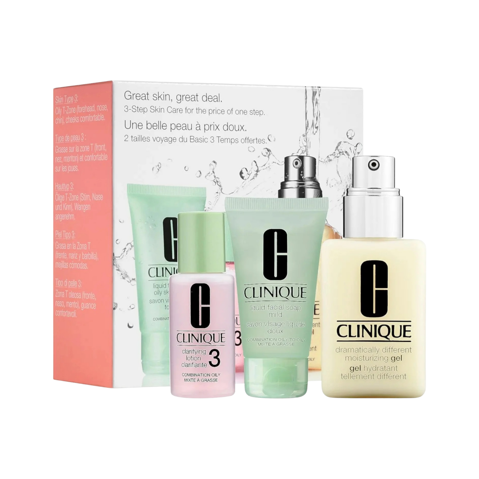 Набор Clinique Great Skin / для комбинированной и жирной кожи Clinique