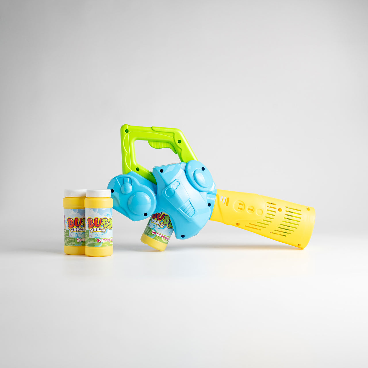 Bubble Leaf Blower for Toddlers, Kids Bubble Blower Machine with 3 Bubble Solutions
