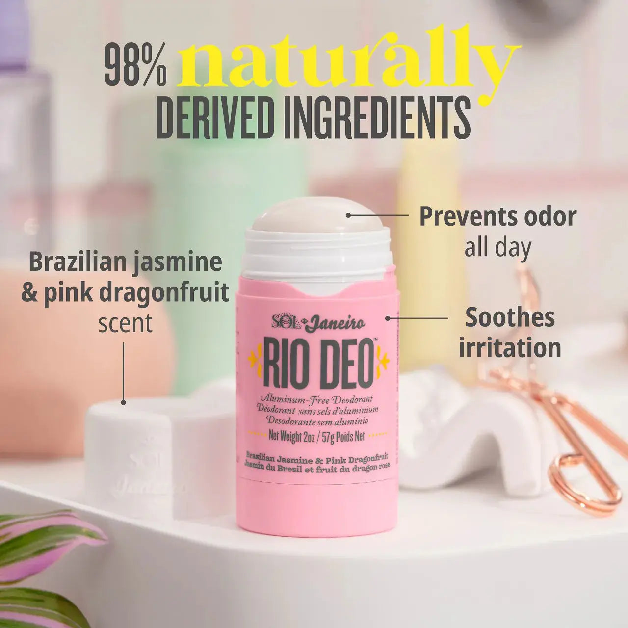 Дезодорант Sol de Janeiro Rio Deo Aluminum-Free Deodorant Cheirosa 68 Findy Uzbekistan