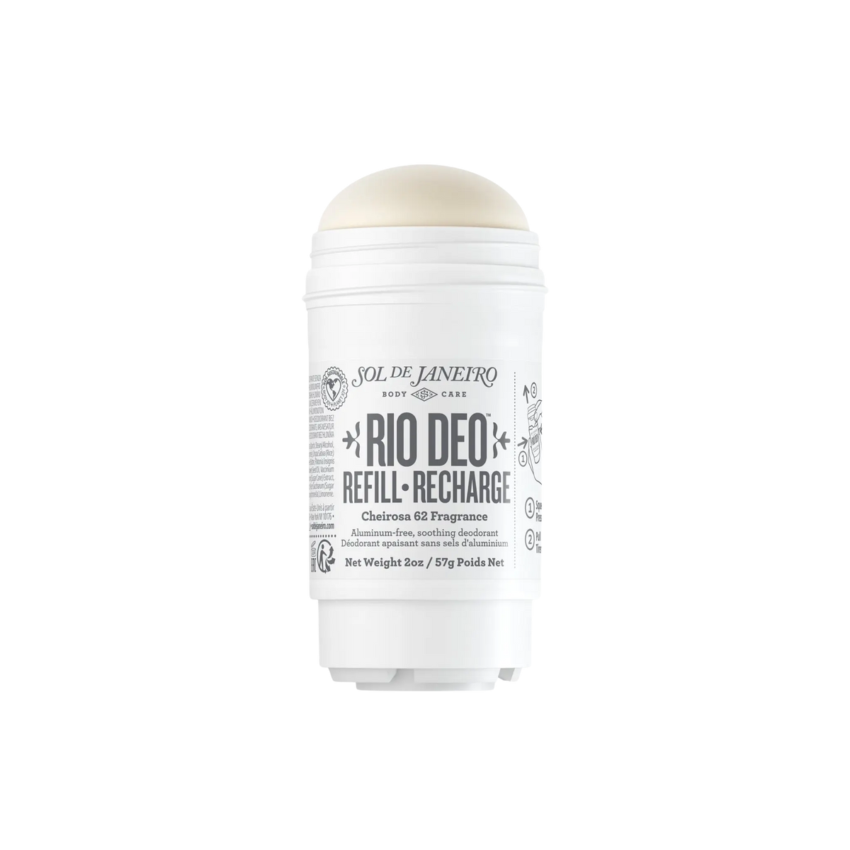 Дезодорант refill / Sol de Janeiro Rio Deo Aluminum-Free Deodorant Cheirosa 62 Sol De Janeiro