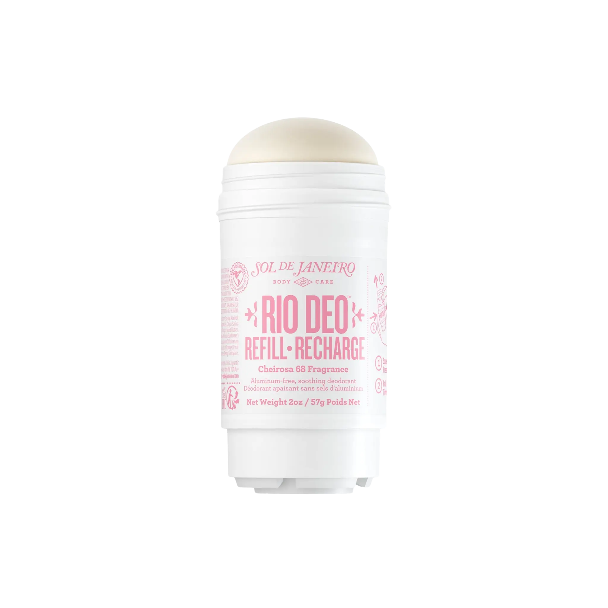 Дезодорант refill / Sol de Janeiro Rio Deo Aluminum-Free Deodorant Cheirosa 68 Sol De Janeiro