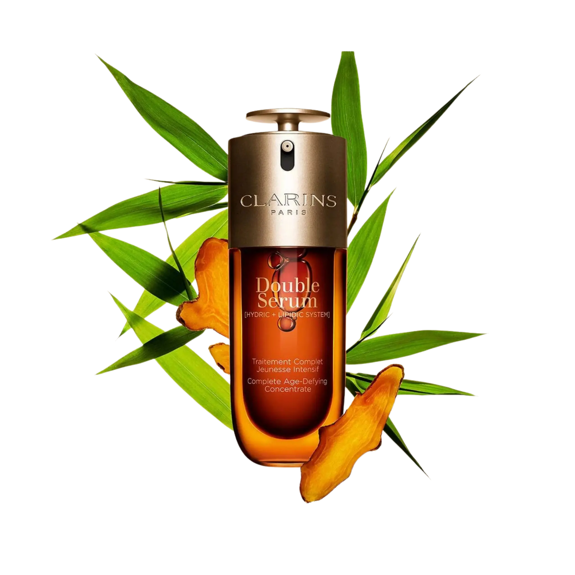 Двойная сыворотка / Clarins DOUBLE SERUM® To Firm, Boost Radiance & Refine Pores CLARINS