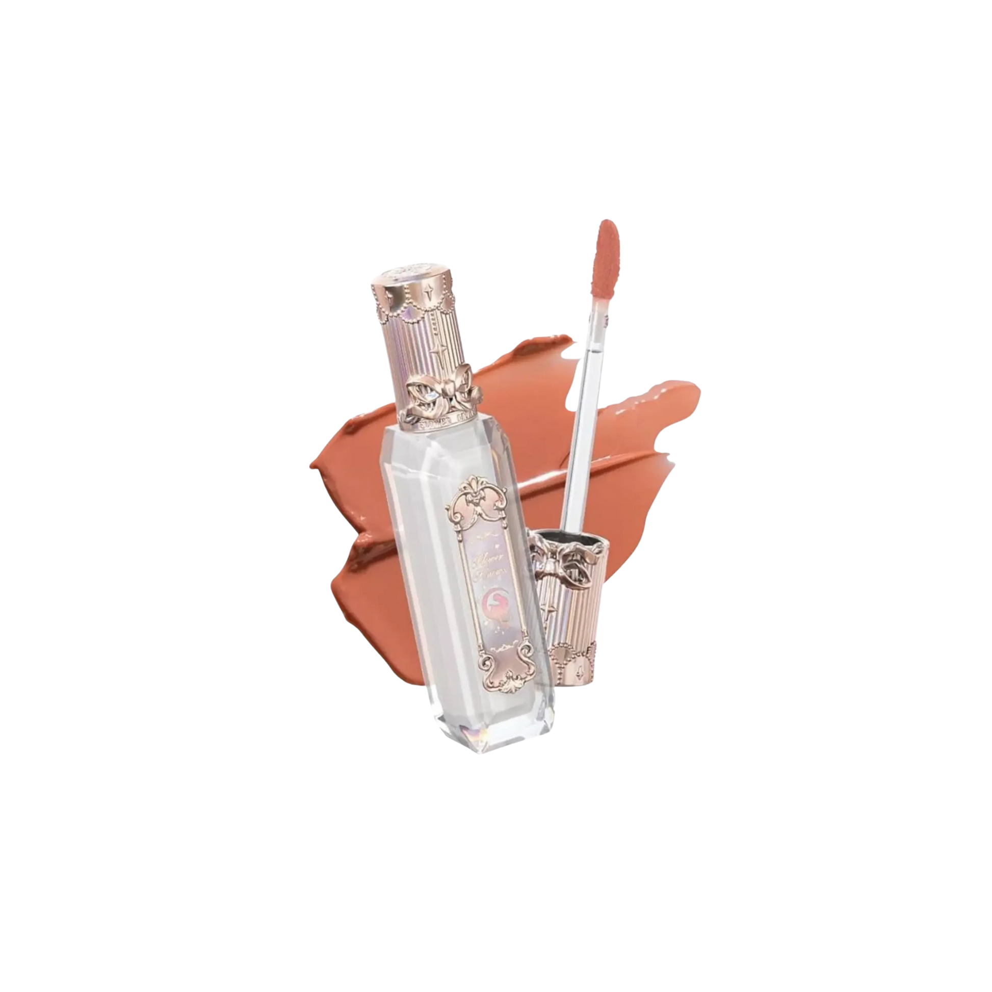 Блеск для губ Flower Knows Moonlight Mermaid Jewelry Lip Gloss / GE01 Nude Stellar Flower Knows