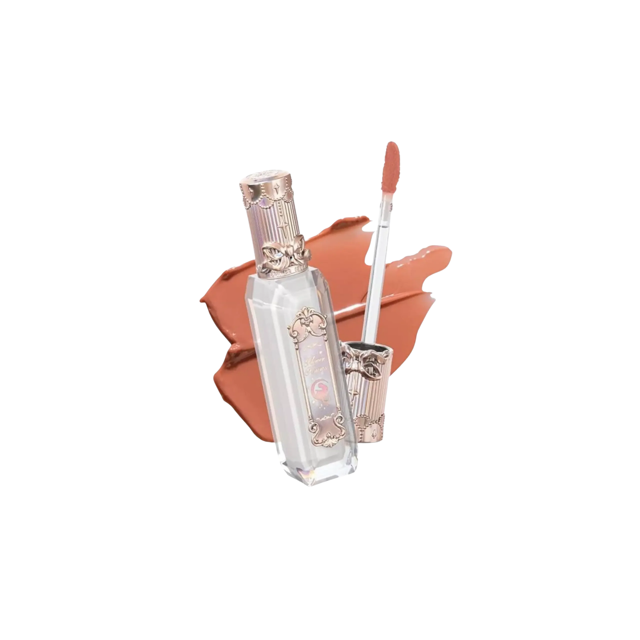 Блеск для губ Flower Knows Moonlight Mermaid Jewelry Lip Gloss / GE01 Nude Stellar Flower Knows