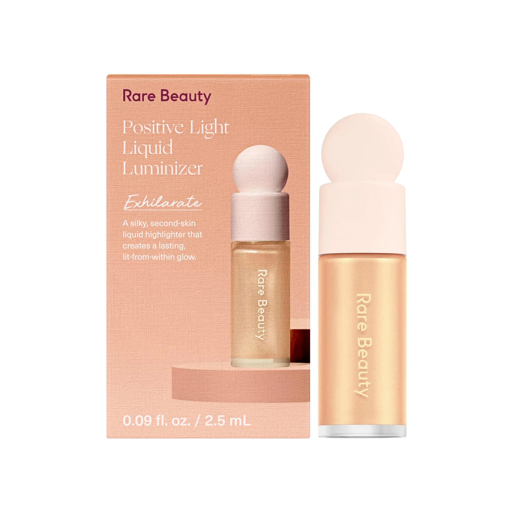 Хайлайтер Rare Beauty - Positive Light Liquid Luminizer / Exhilarate Mini Findy Uzbekistan