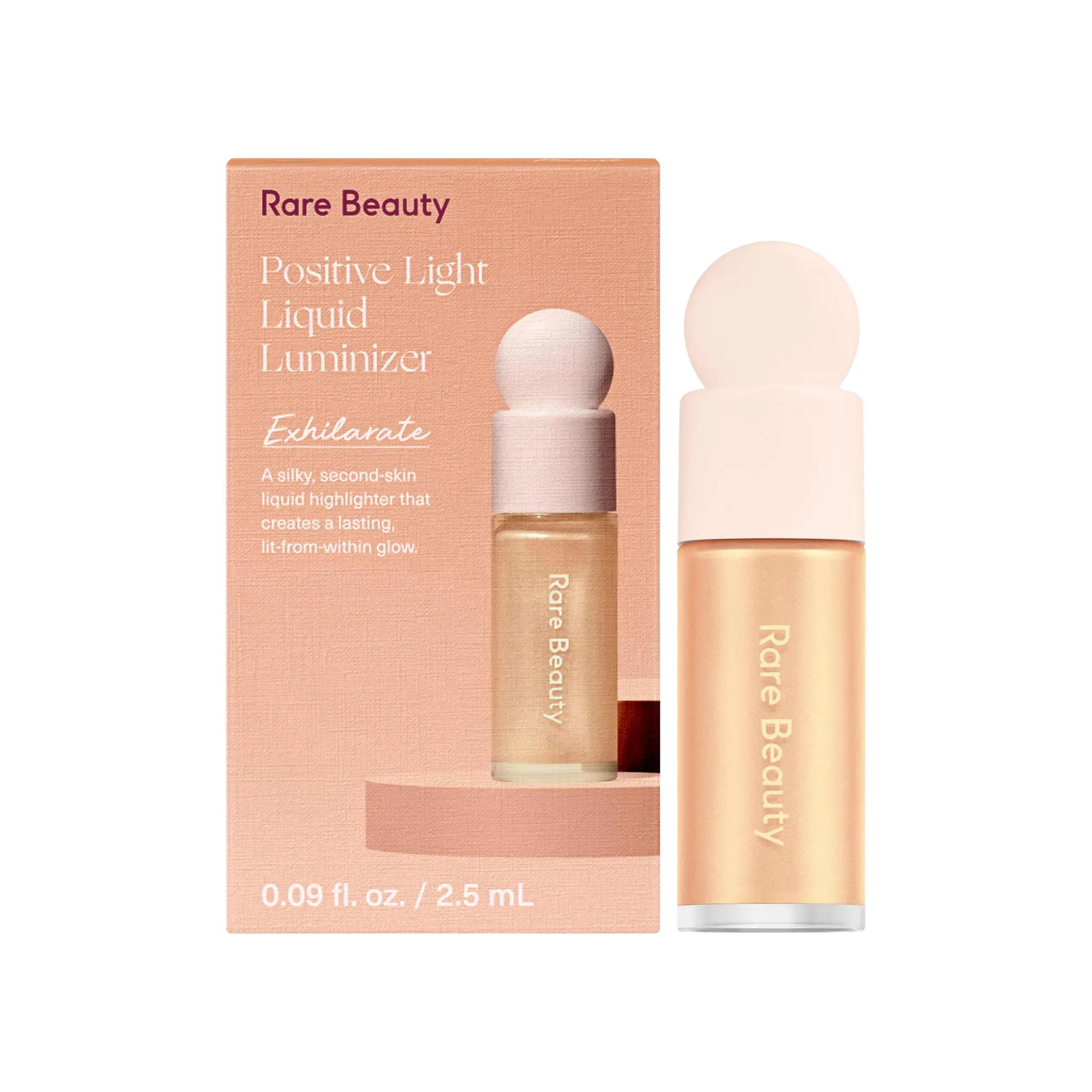 Хайлайтер Rare Beauty - Positive Light Liquid Luminizer / Exhilarate Mini Findy Uzbekistan
