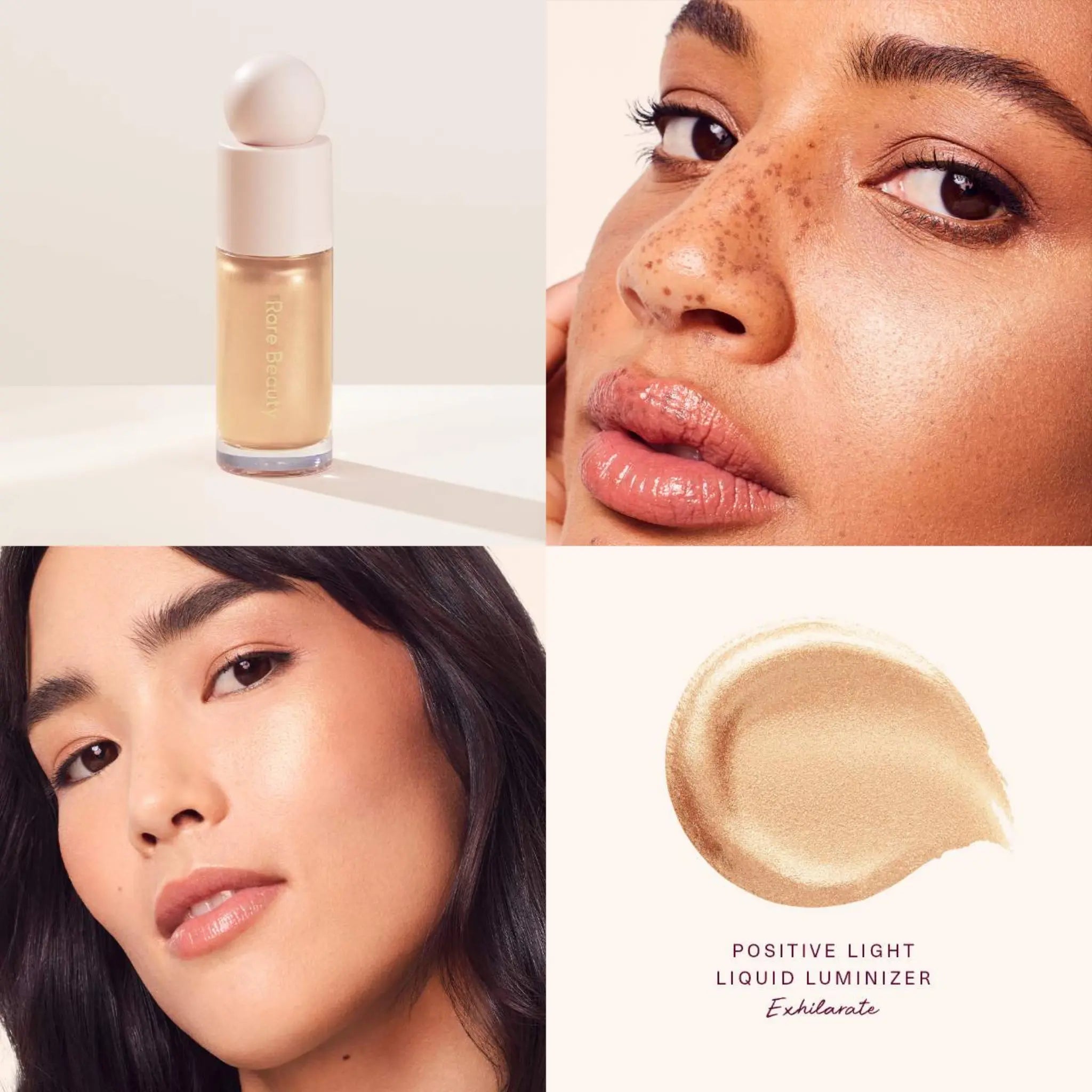 Хайлайтер Rare Beauty - Positive Light Liquid Luminizer / Exhilarate Mini Findy Uzbekistan