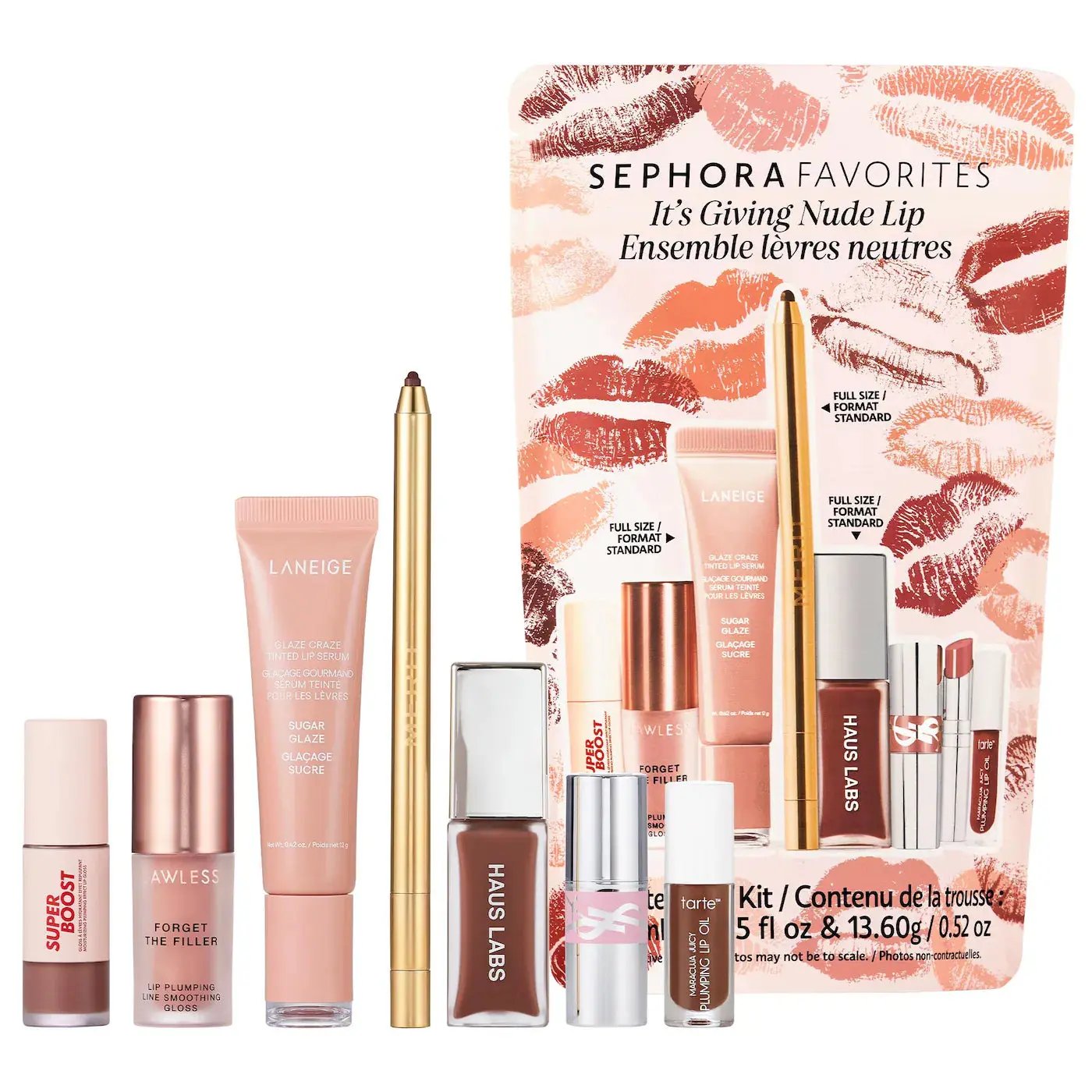 Набор для губ Sephora Favorites It’s Giving Nude Lip / нюдовые оттенки Sephora