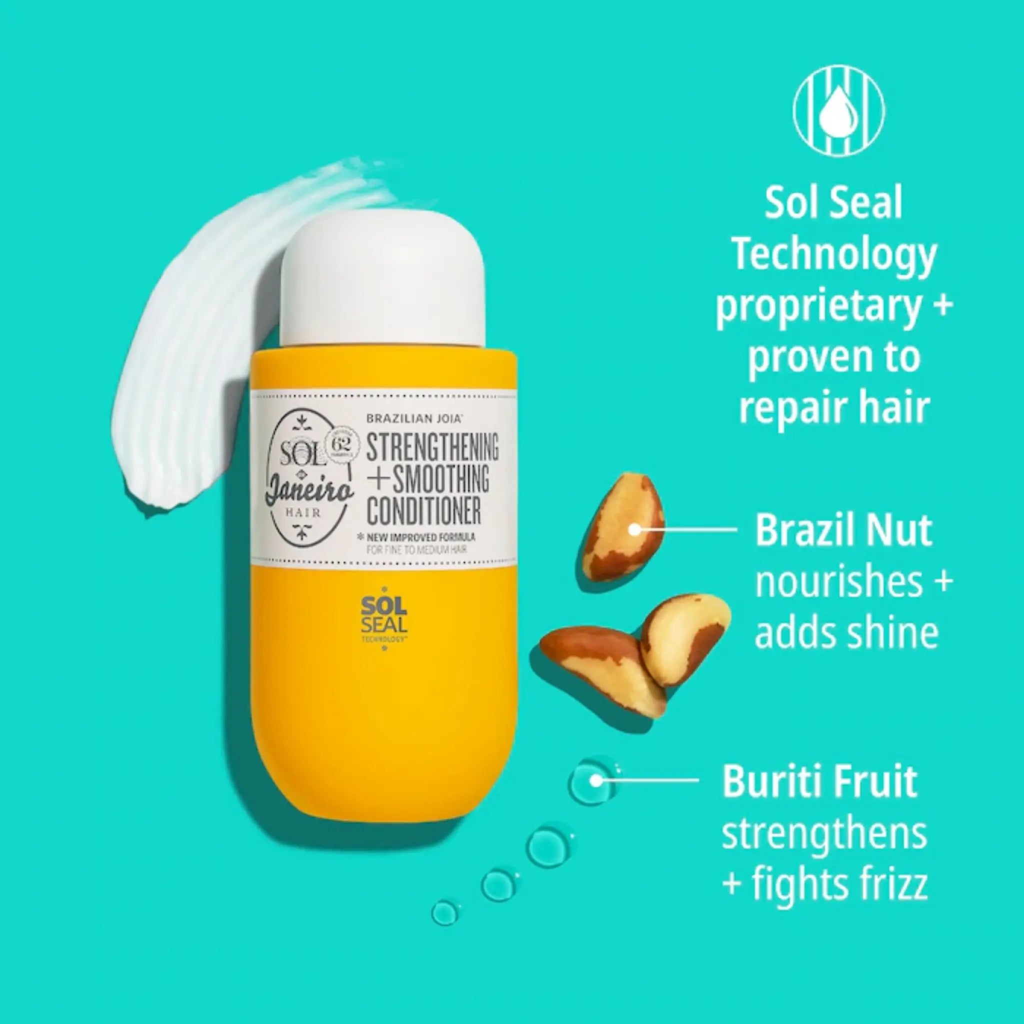 Кондиционер Sol de Janeiro — Brazilian Joia™ Strengthening + Smoothing Conditioner (90 ml) Findy Uzbekistan