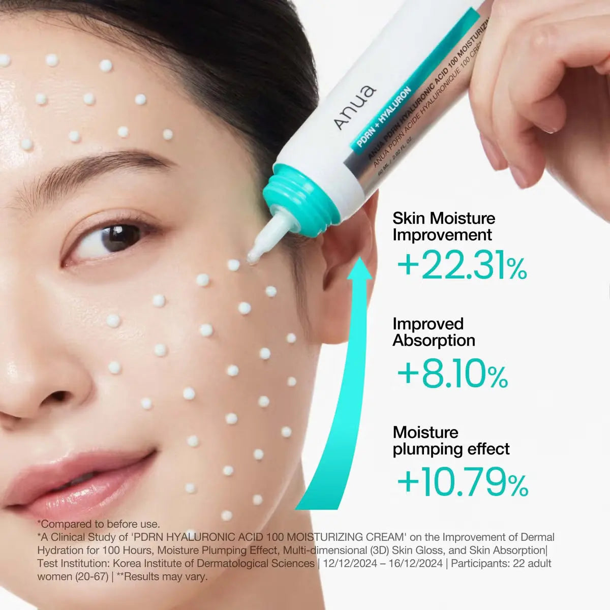 Крем  / Anua PDRN Hyaluronic Acid 100 Moisturizing Cream 60ml Anua
