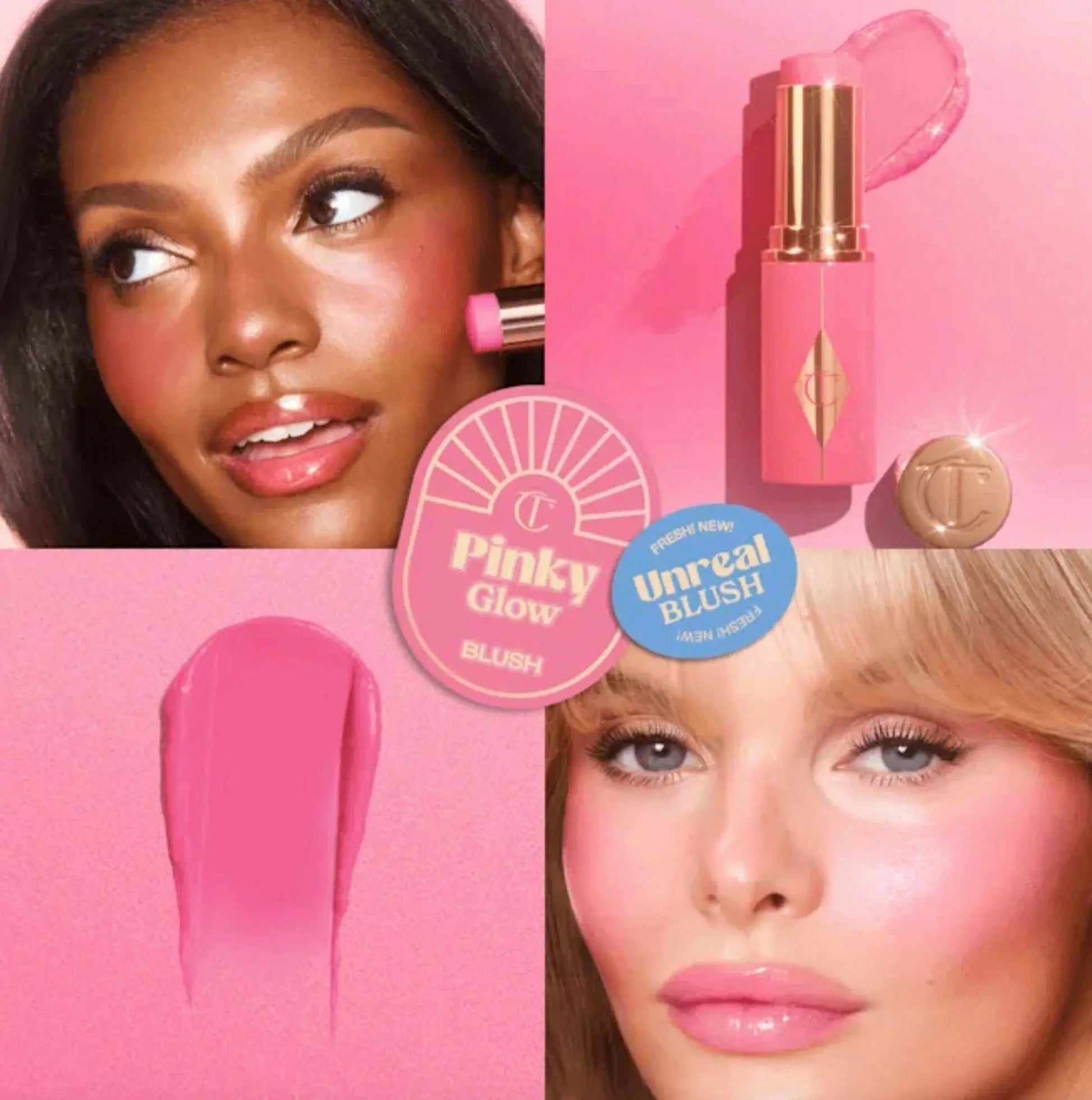 Кремовые румяна Unreal - Blush Healthy Glow Stick / Pinky Glow Findy Uzbekistan