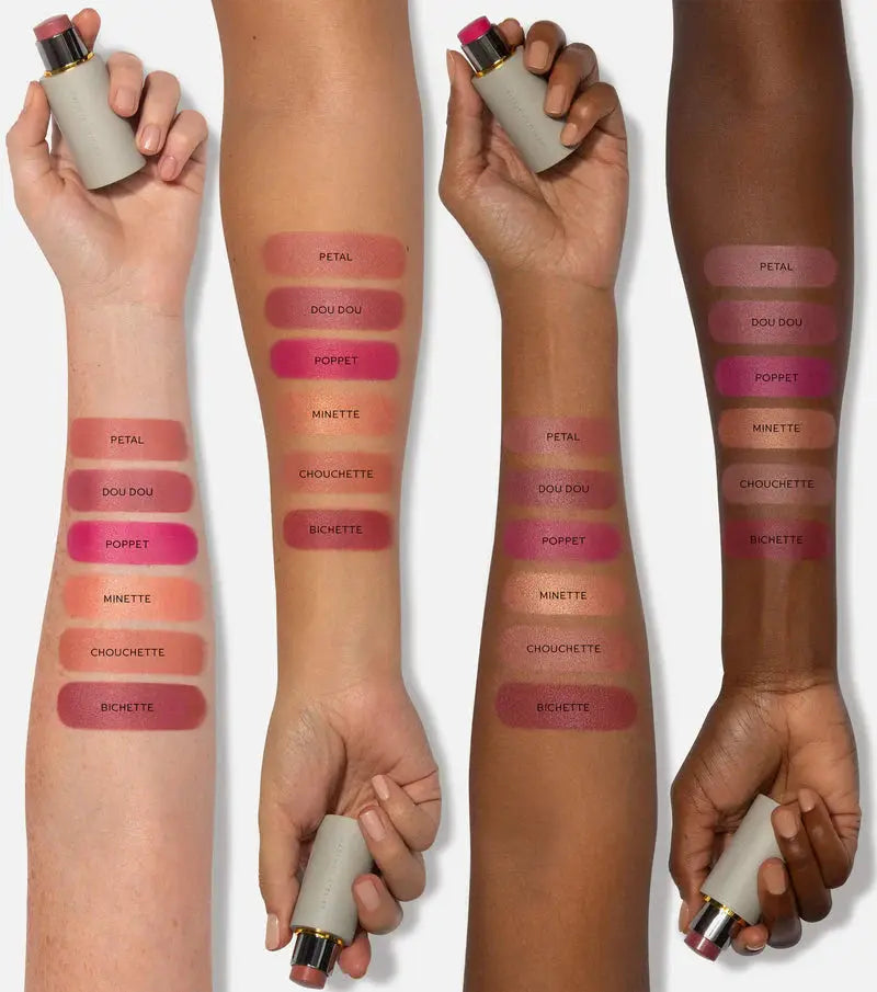 Кремовые румяна-стик для губ и щек / Baby Cheeks Lip + Cheek Cream Blush Stick / Petal Westman Atelier