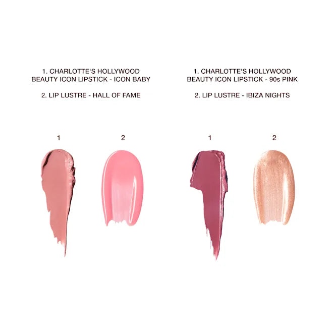 Набор Charlotte Tilbury Icon Baby Lipstick & Gloss Duo / оттенок Icon Baby