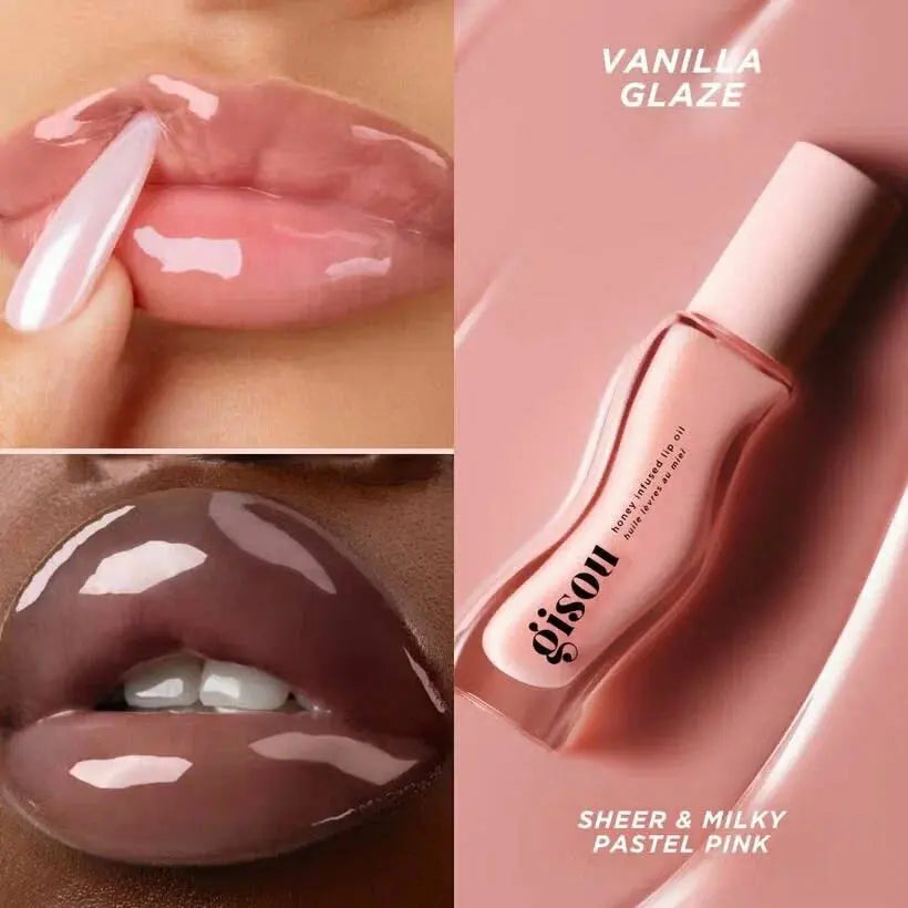 Масло для губ Gisou - Honey Infused Hydrating Lip Oil / Vanilla Glaze Findy Uzbekistan