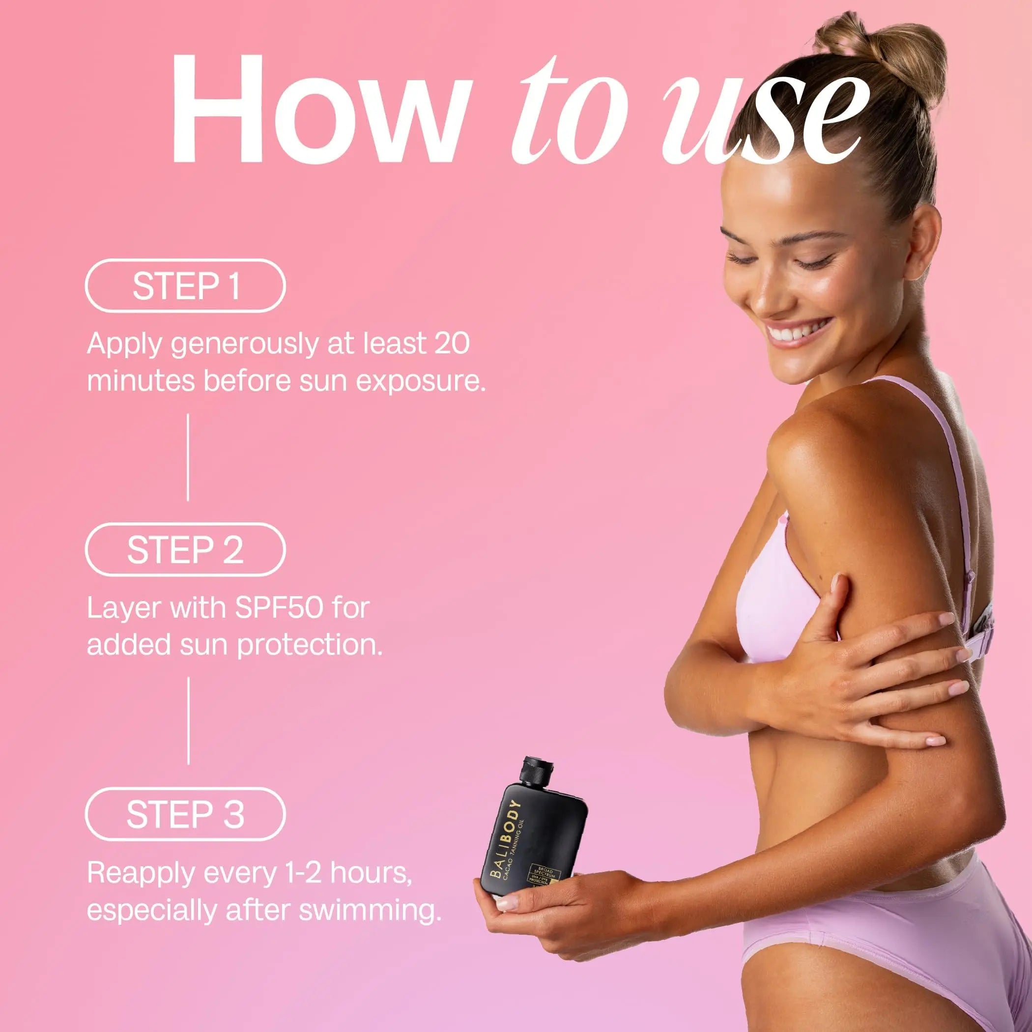 Масло для загара / Bali Body Cacao Tanning Oil SPF15 Bali Body