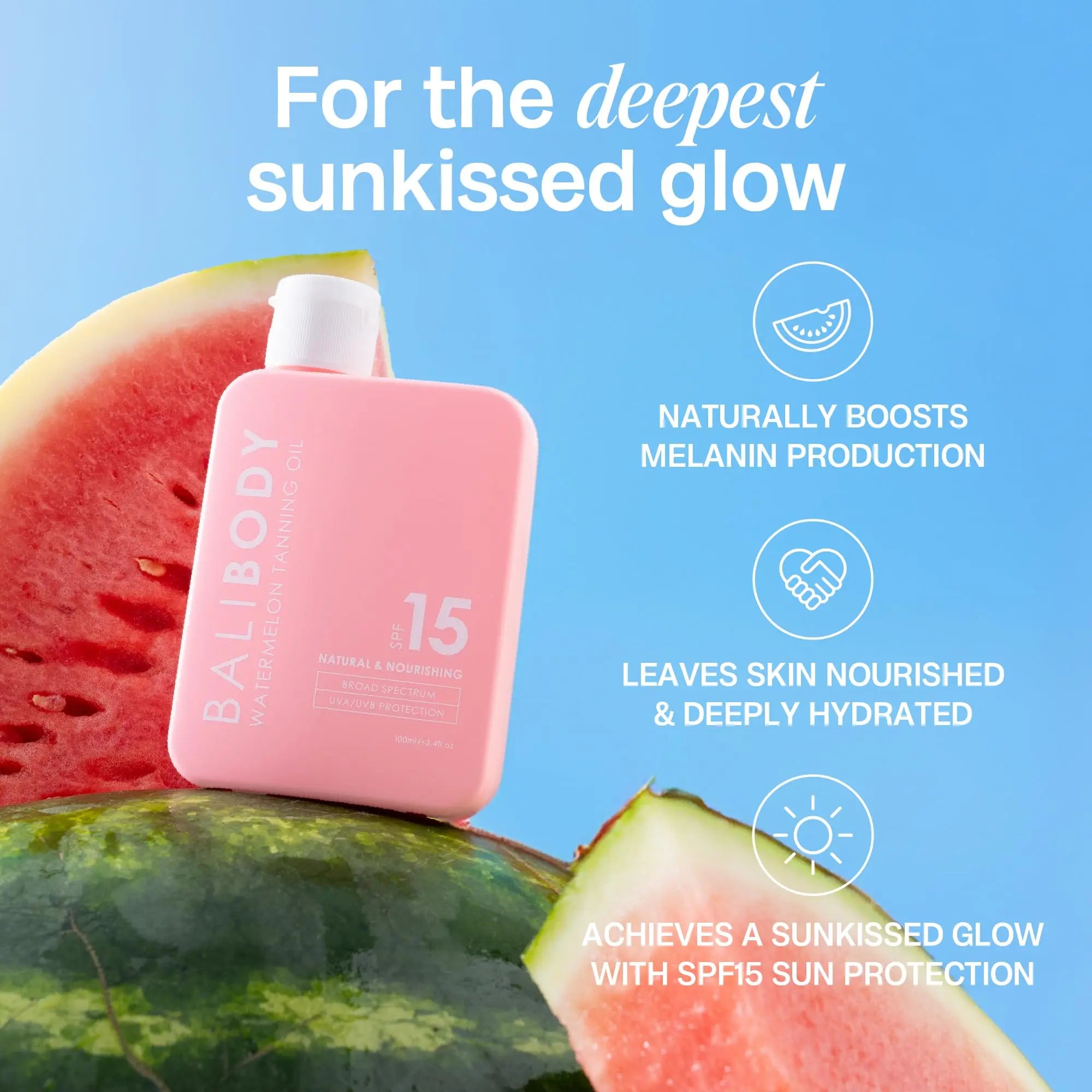 Масло для загара / Bali Body Watermelon  SPF 15 Bali Body