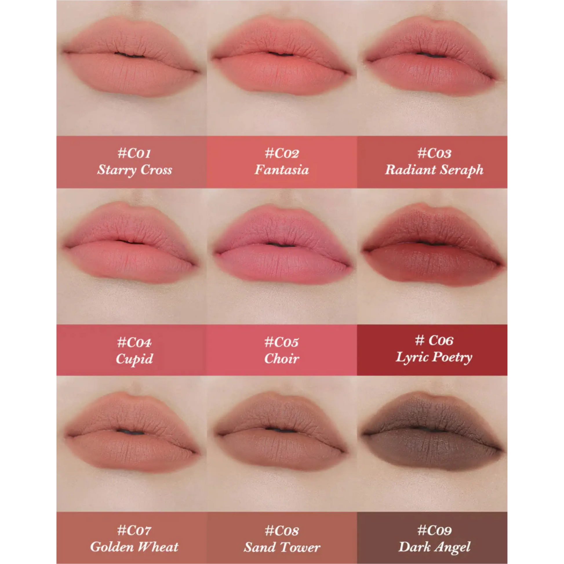 Матовая помада Flower Knows — Little Angel Matte Lipstick / C09 Dark Angel Findy Uzbekistan