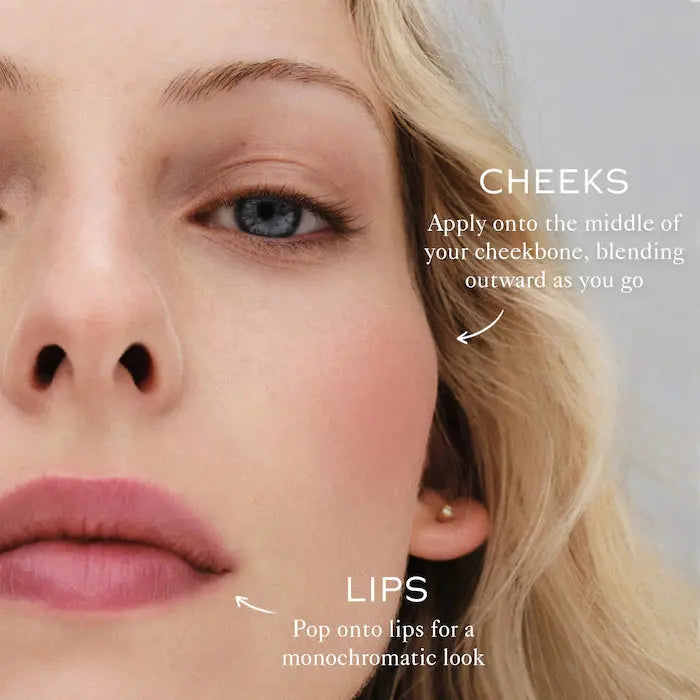 Мини кремовые румяна-стик для губ и щек / Westman Atelier Baby Cheeks Lip + Cheek Cream Blush Stick / Petal Westman Atelier