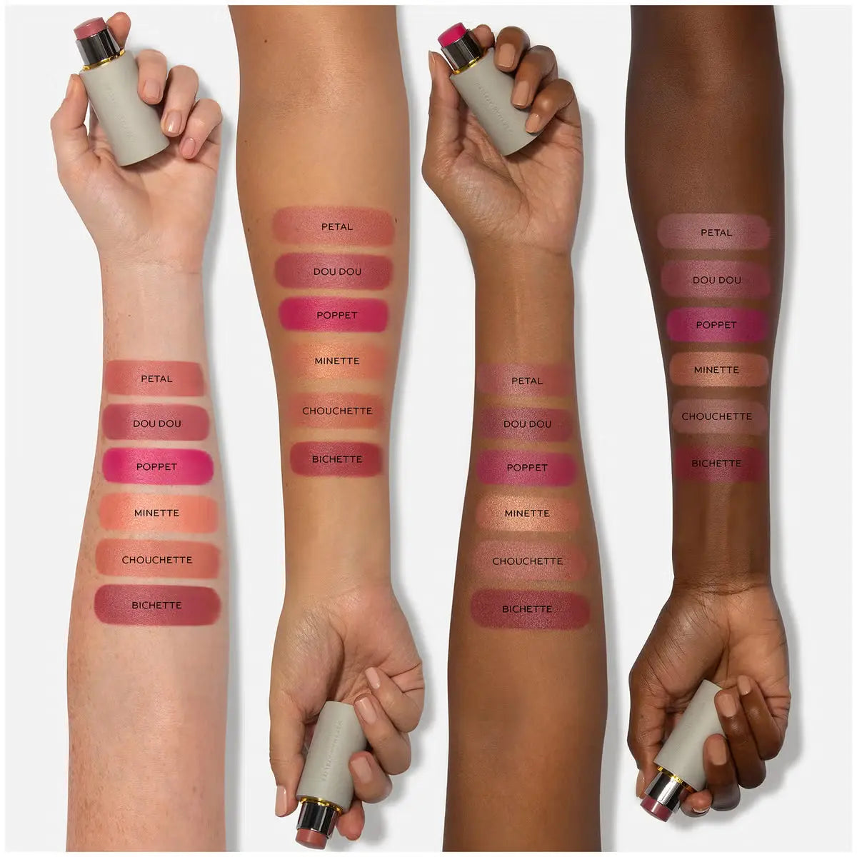 Мини кремовые румяна-стик для губ и щек / Westman Atelier Baby Cheeks Lip + Cheek Cream Blush Stick / Poppet Westman Atelier