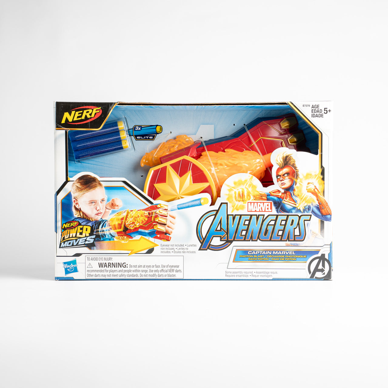 Power Moves Marvel Avengers Captain Marvel Photon Blast Gauntlet
