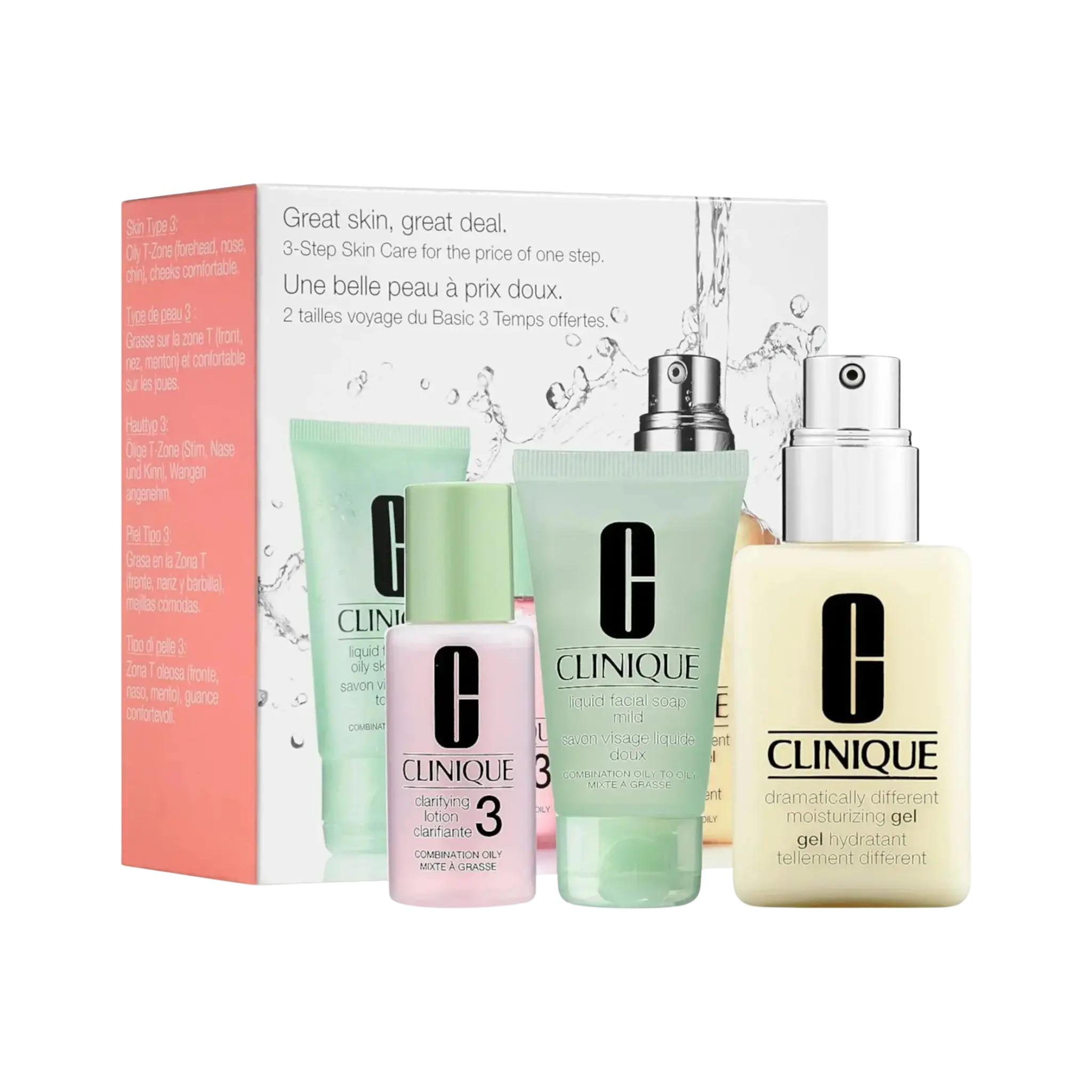 Набор Clinique Great Skin / для комбинированной и жирной кожи Findy Uzbekistan