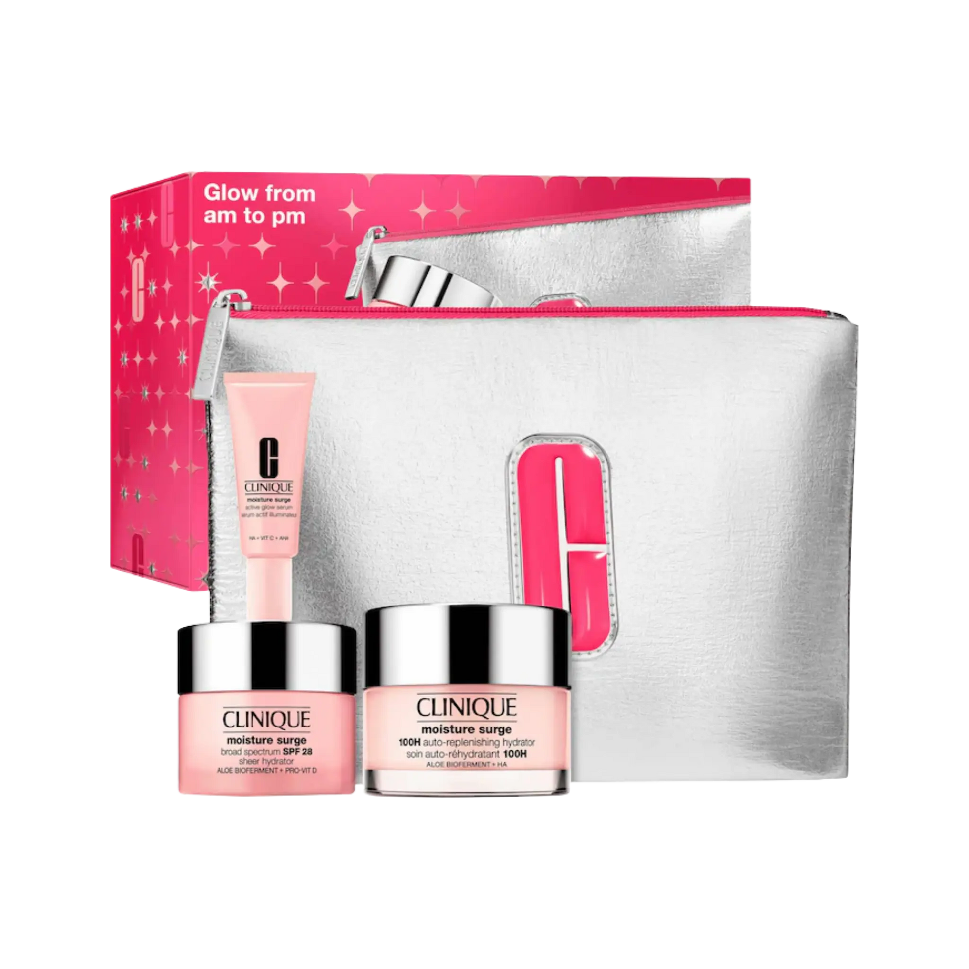 Набор Clinique — Moisture Surge Glow From AM to PM Set Findy Uzbekistan