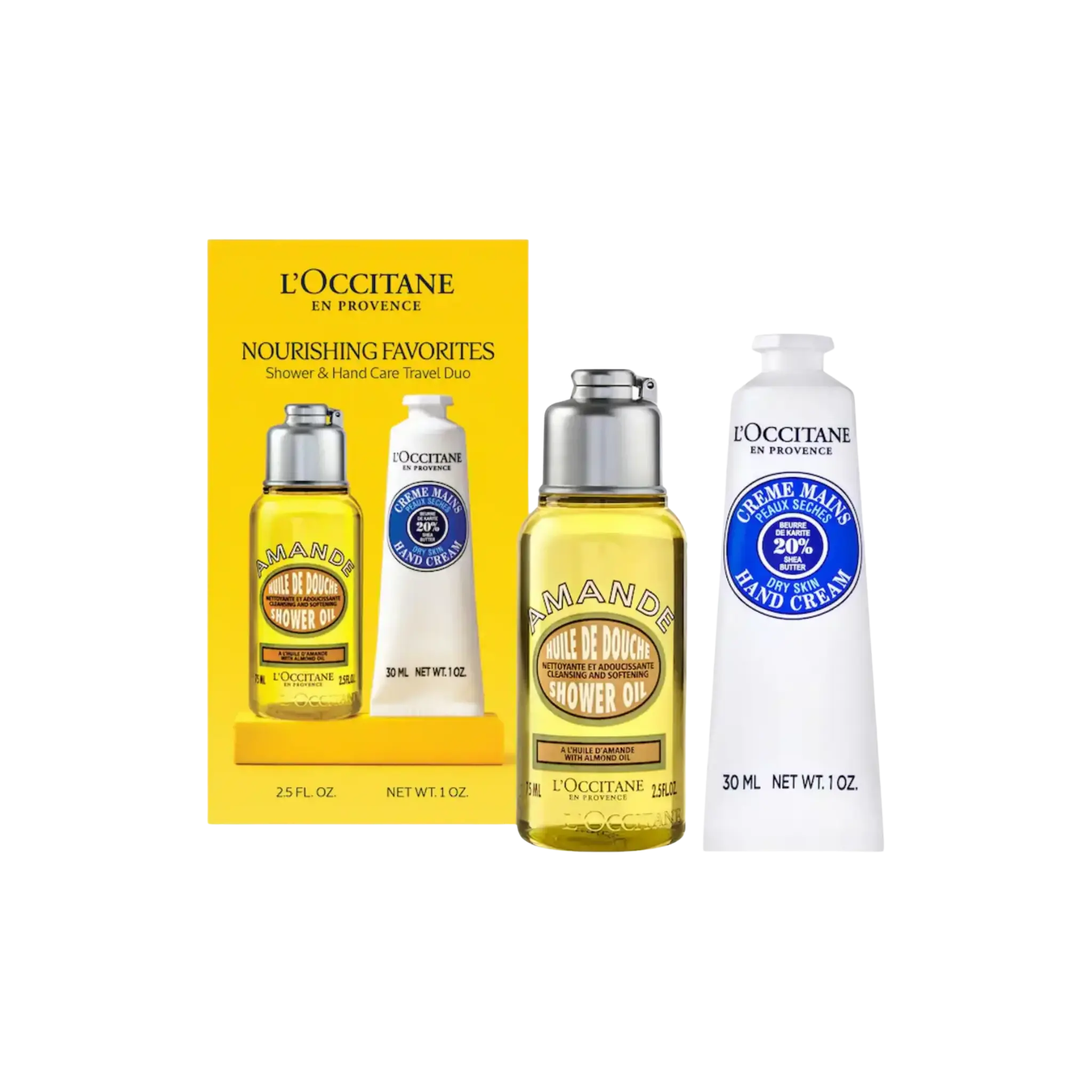 Набор L’Occitane Hand and Body Care Nourishing Travel Favorites / 30 мл / Travel Size Findy Uzbekistan