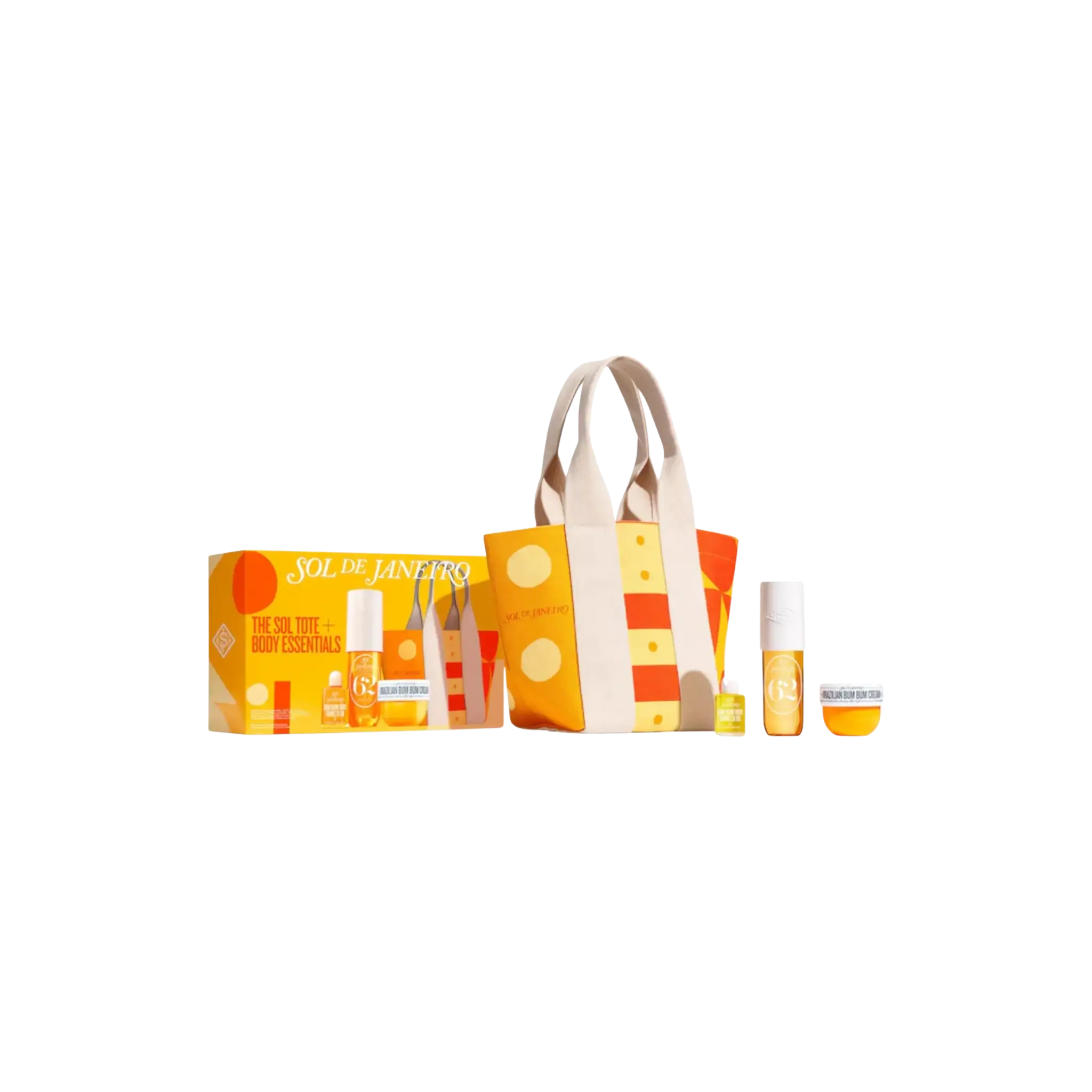 Набор Sol de Janeiro Limited Edition Sol Tote + Body Essentials / лимитированный набор Findy Uzbekistan