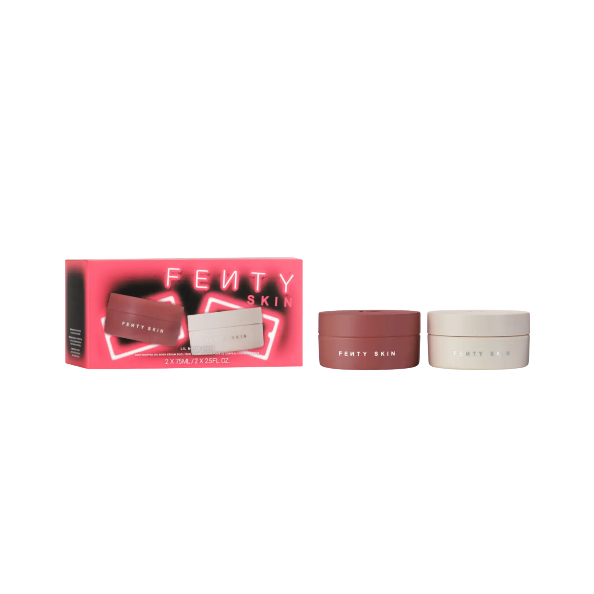 Набор баттеров для тела /  Fenty Beauty Lil Butta Dropz Mini Whipped Oil Body Cream Duo Fenty Beauty